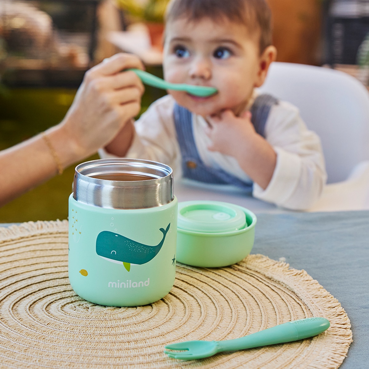 Termo de Sólidos Thermy Mini Coleção Ocean - 280 ml Verde-antiquário-2