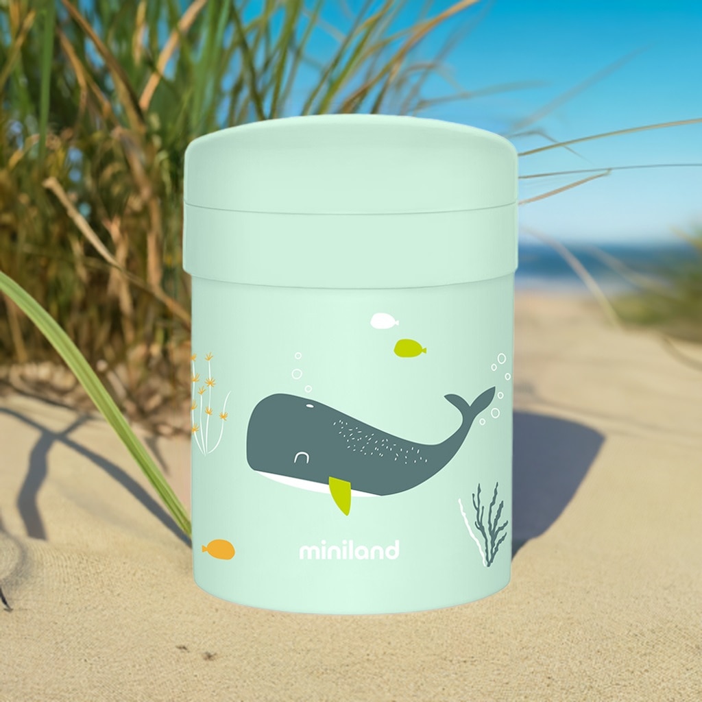 Termo sólidos Miniland Thermetic 700ml colección Ocean - Verde anticuario Verde anticuario-5