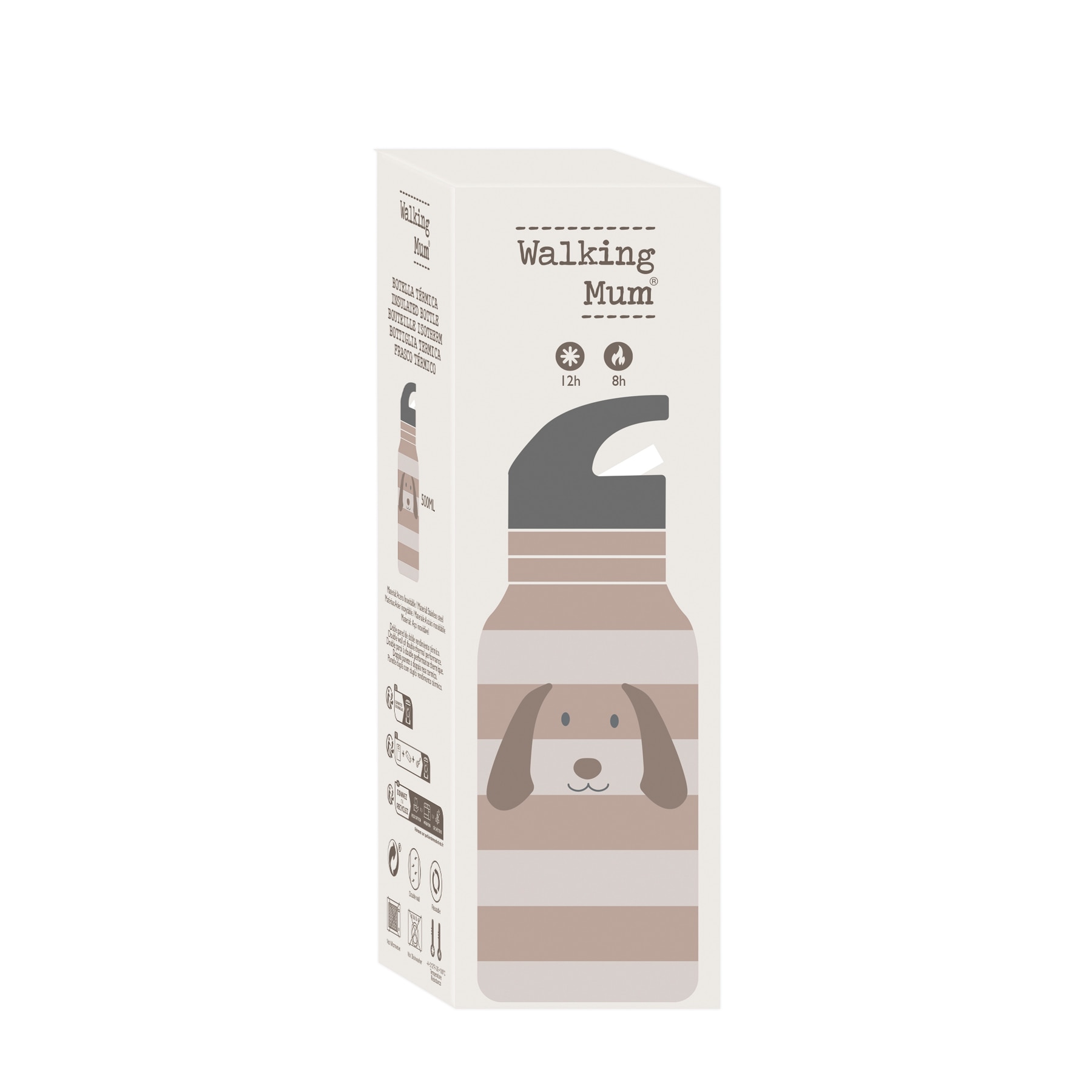 Garrafa Térmica Coleção Sintra - 500 ml Lã-5