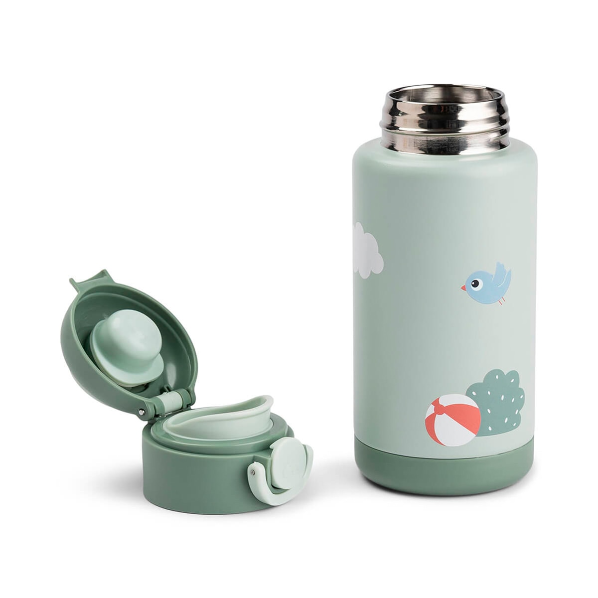 Garrafa Térmica - 380 ml Verde Água-3