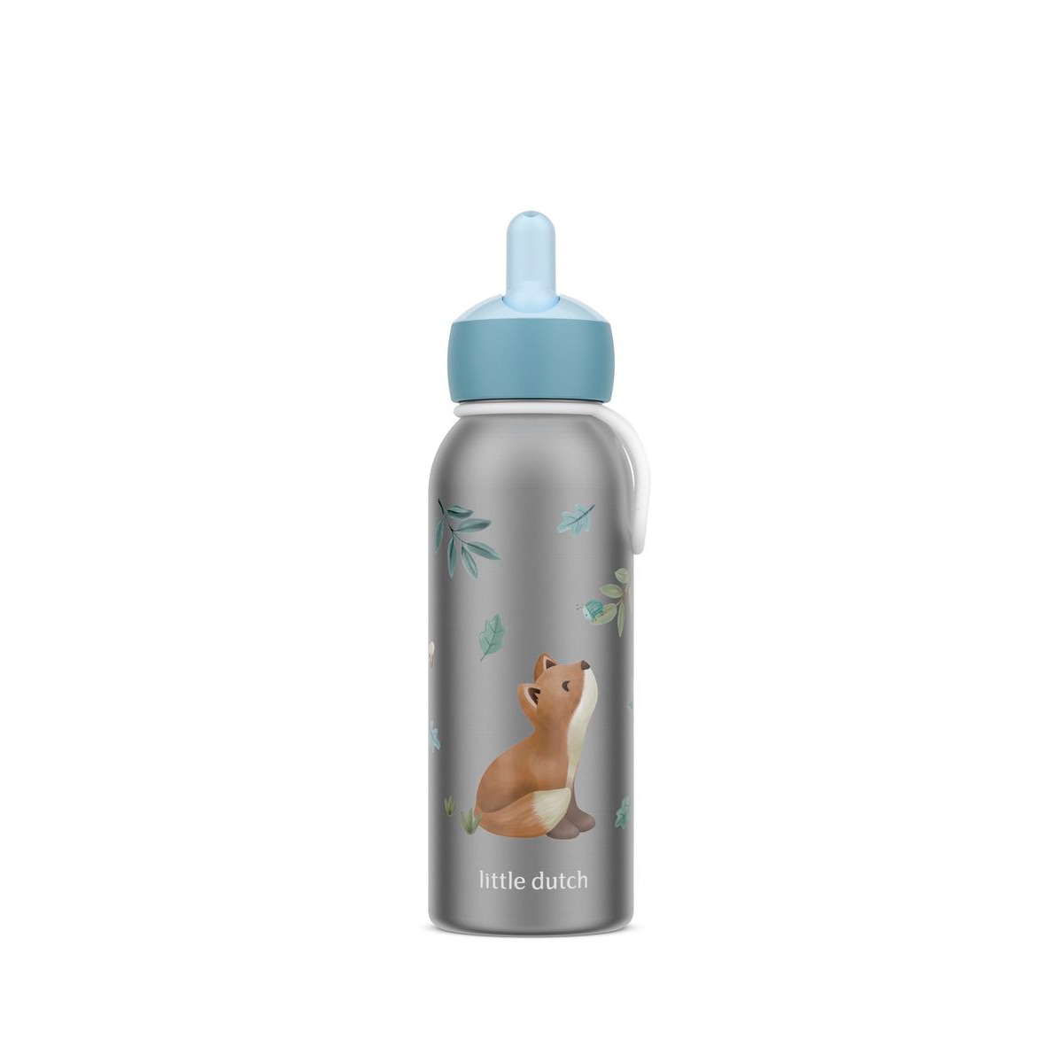 Garrafa térmica Little Dutch Flip?up 350 ml Azul-claro-1