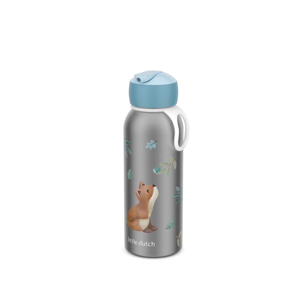 Garrafa térmica Little Dutch Flip?up 350 ml Azul-claro-2