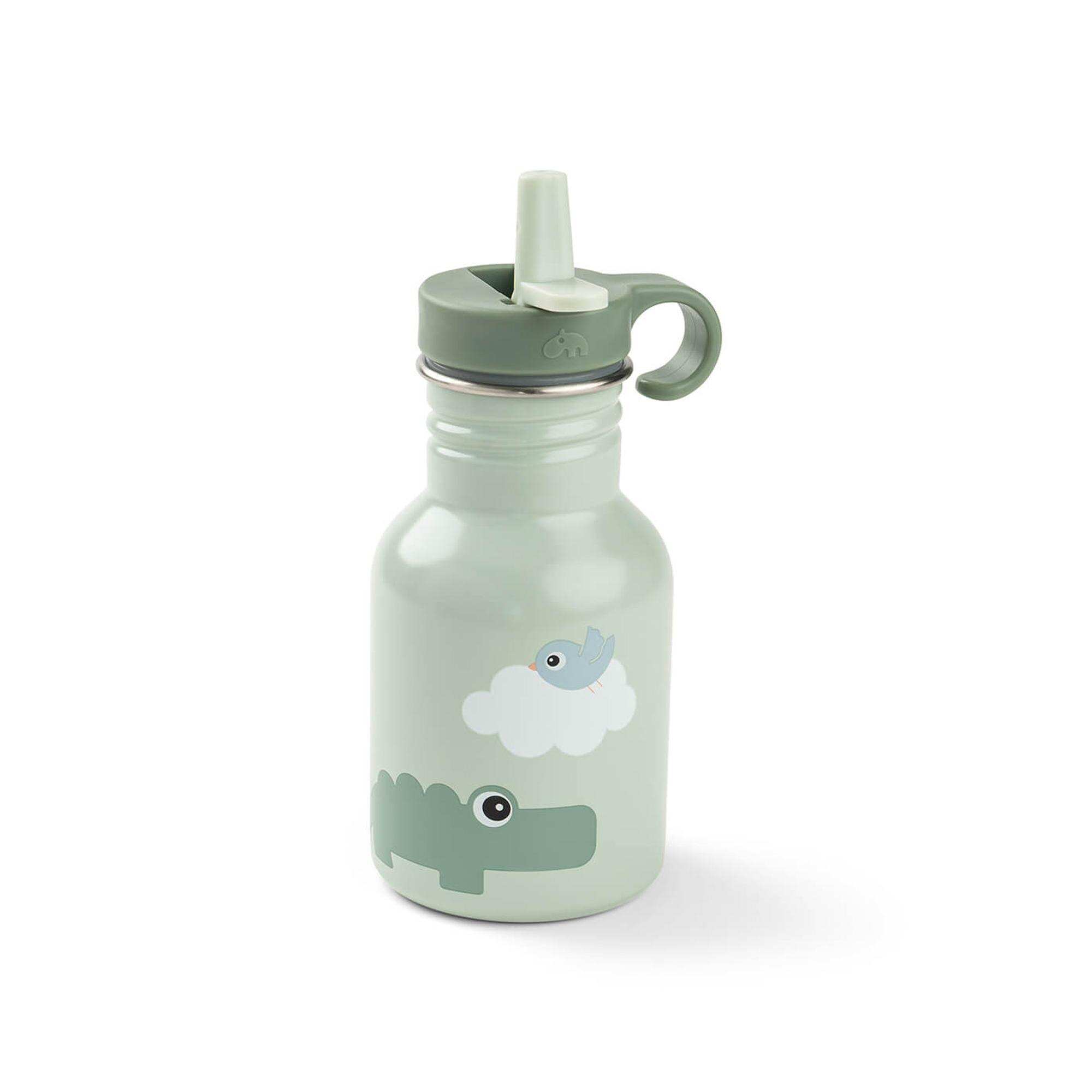Botella térmica Done By Deer aluminio con boquilla - Verde claro Verde claro-2