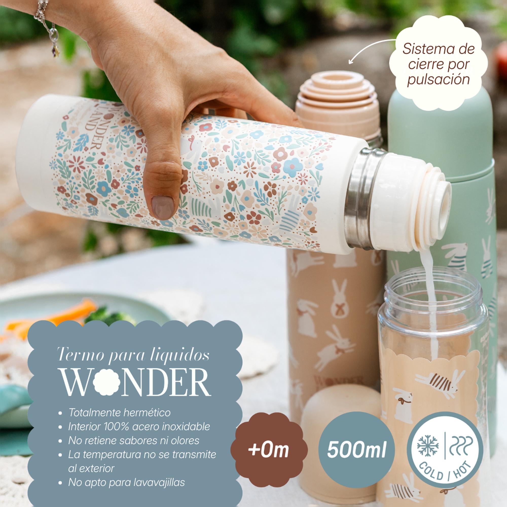 Termo para líquidos Suavinex 500 ml Wonderland Bege Serra-2