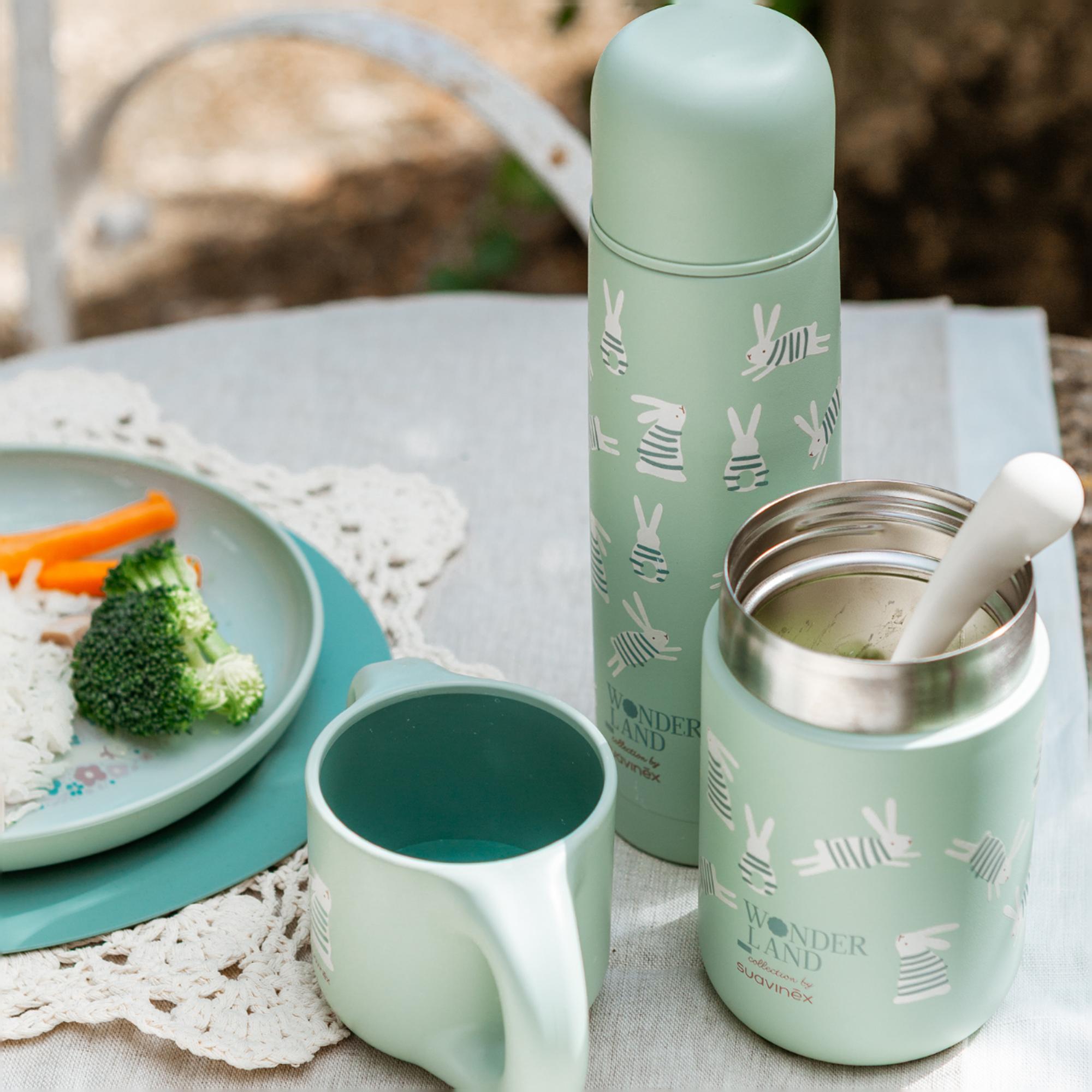Termo para sólidos Suavinex 400 ml Wonderland Verde-antiquário-5