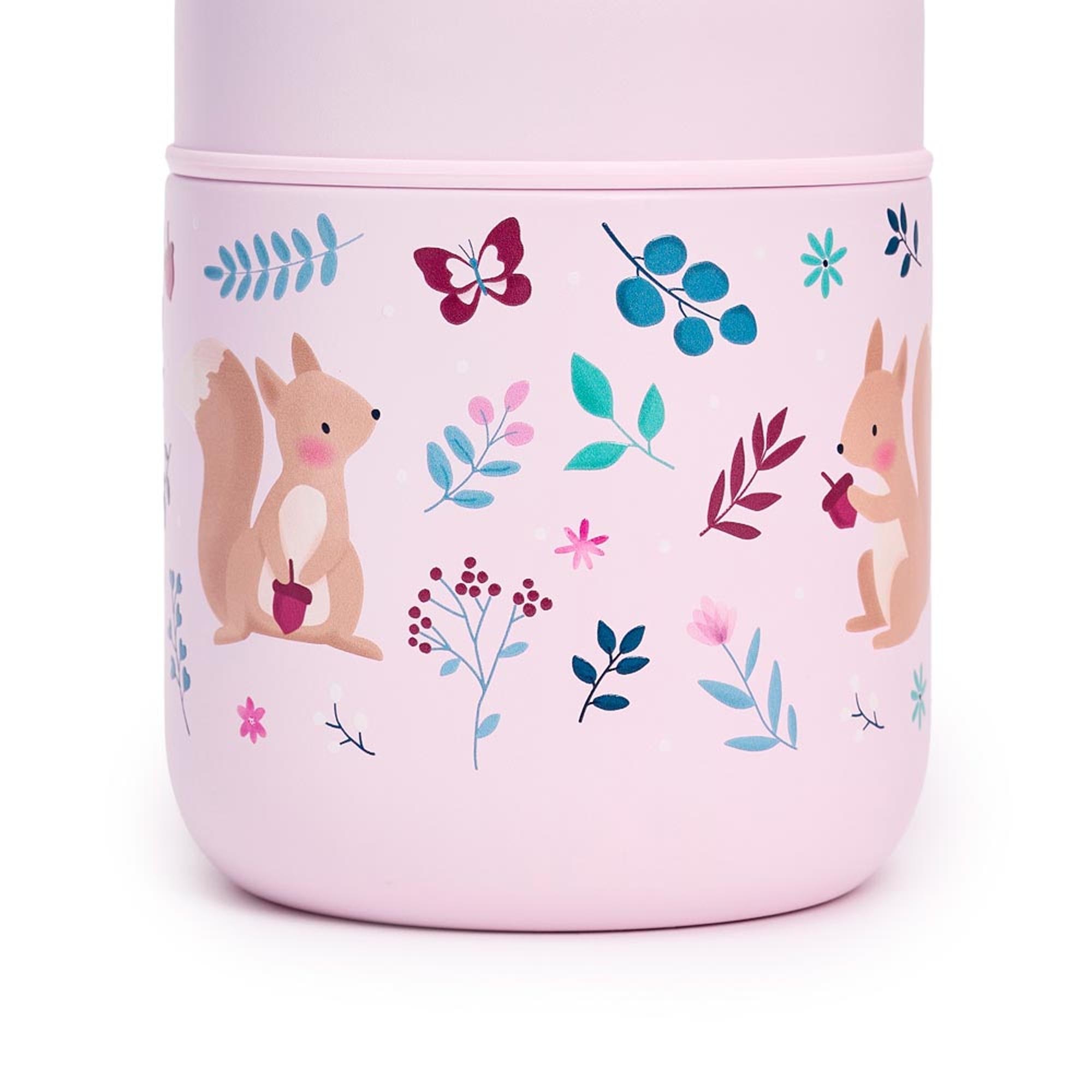 Termo sólidos Miniland Thermy mini 280ml colección Dreamland - Rosa claro Rosa claro-5