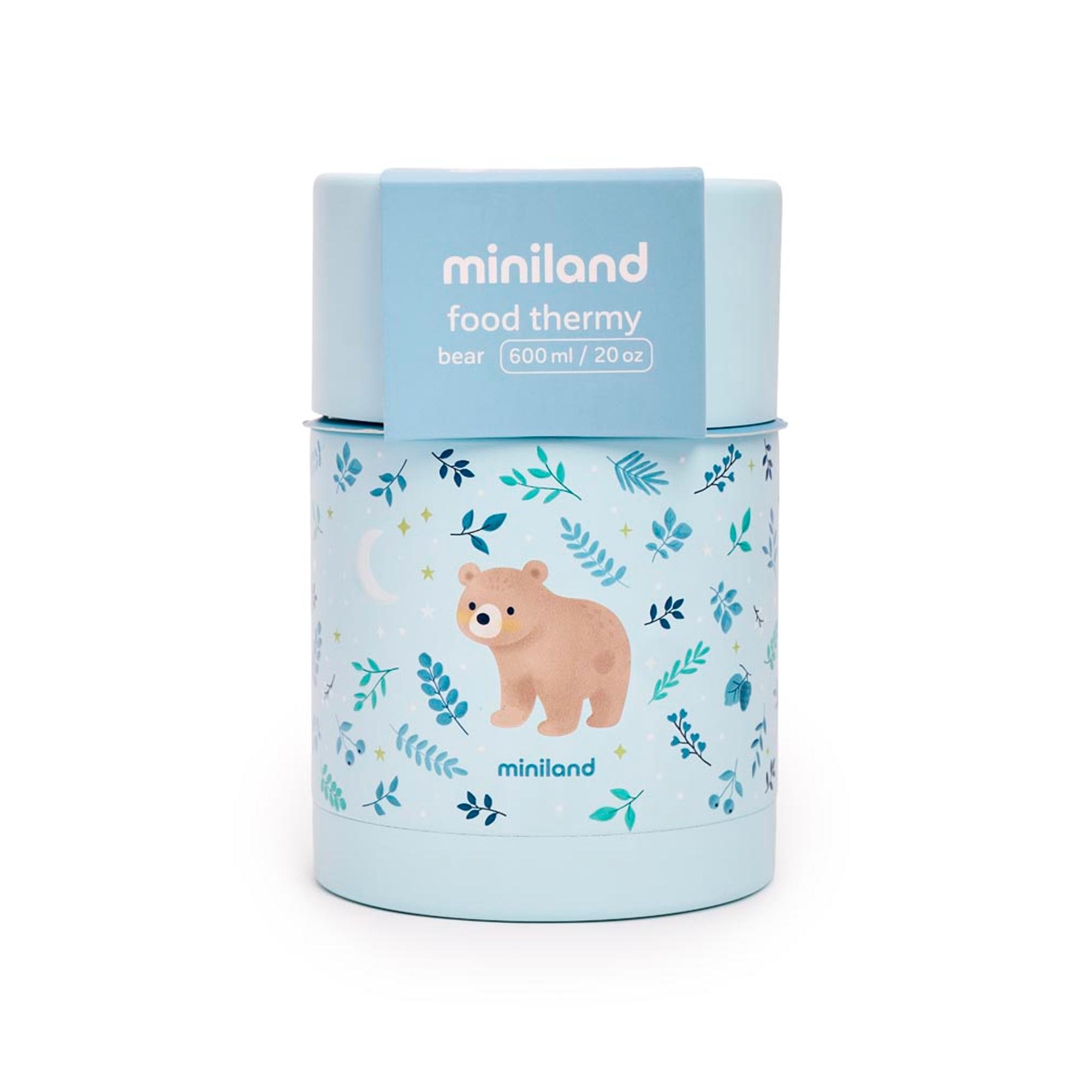 Termo sólidos Miniland Thermy 600ml colección Dreamland - Azul claro Azul claro-9