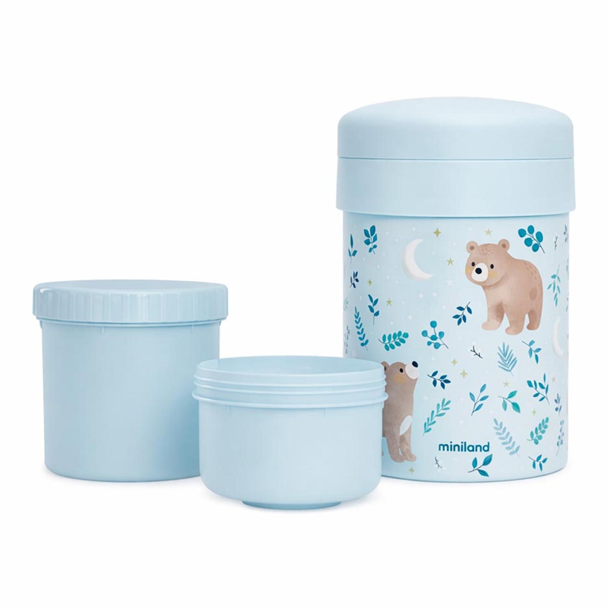 Termo sólidos Miniland Thermetic 700ml colección Dreamland - Azul claro Azul claro-4