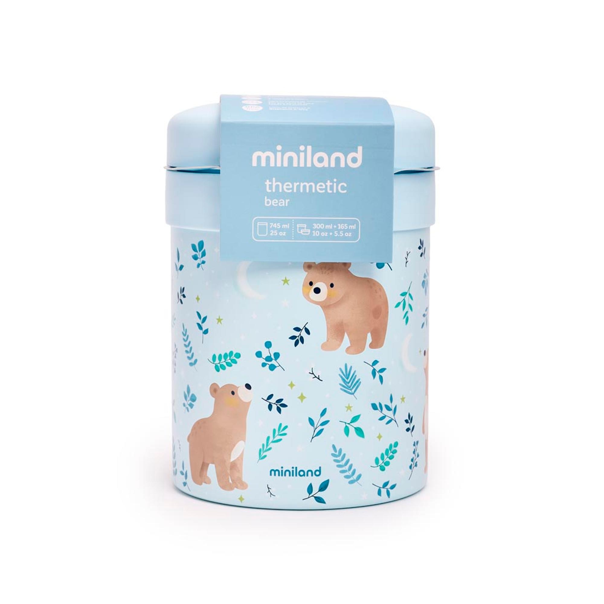 Termo sólidos Miniland Thermetic 700ml colección Dreamland - Azul claro Azul claro-9
