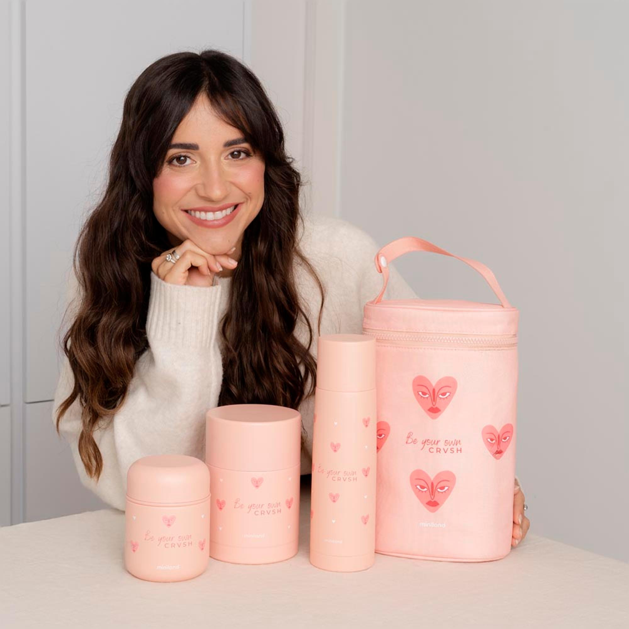 Termo para Líquidos Thermy 500 ml Coleção CRVSH Rosa Flamingo-6