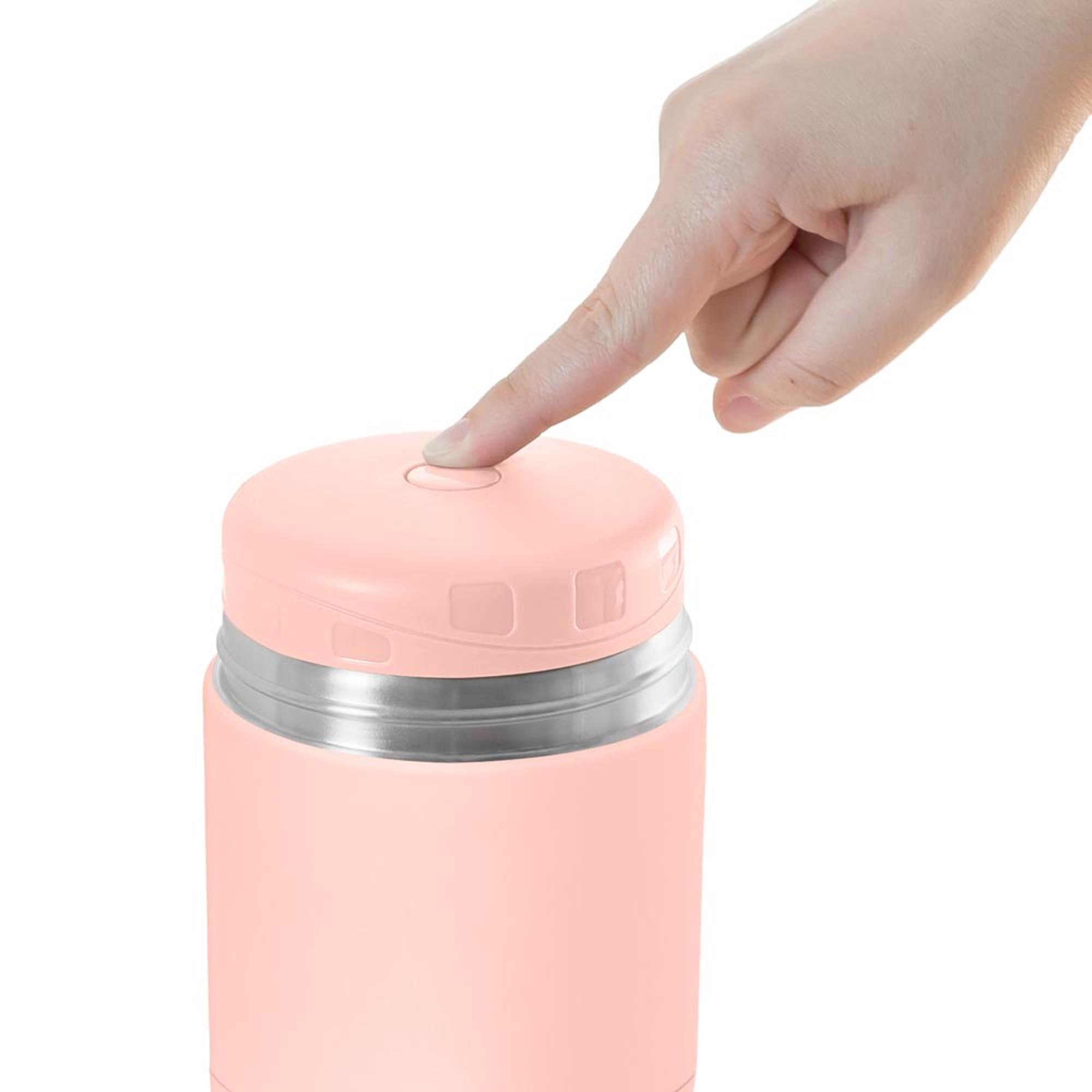 Termo Sólidos Miniland Thermy 600ml Coleção CRVSH Rosa Flamingo-2