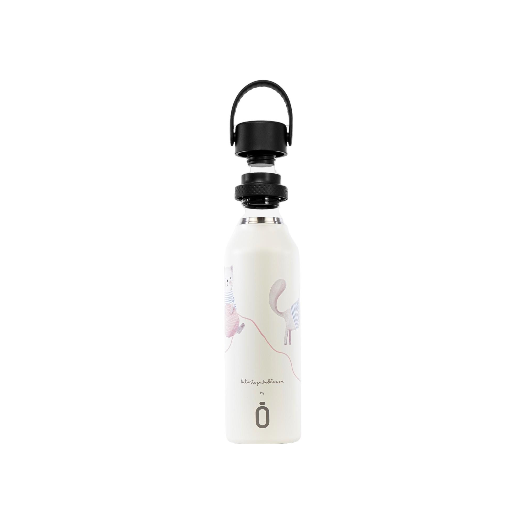 Termo para Líquidos 600 ml Little Cat by Tortuguita Blanca Branco-3