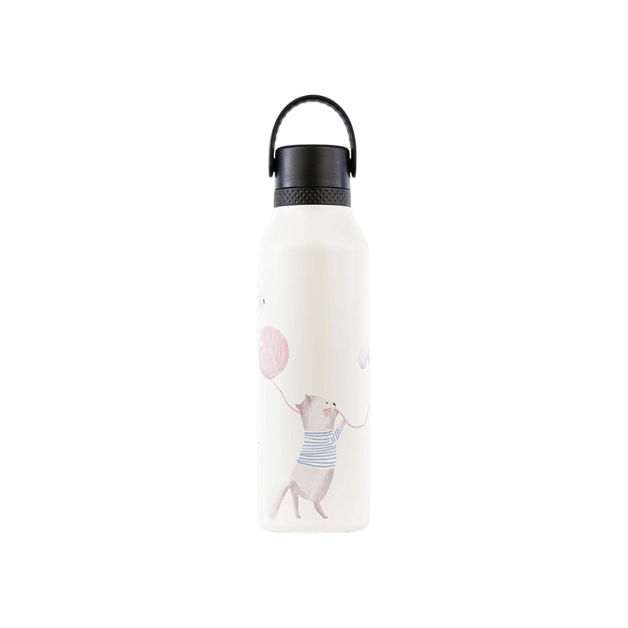 Termo para Líquidos 600 ml Little Cat by Tortuguita Blanca Branco-5