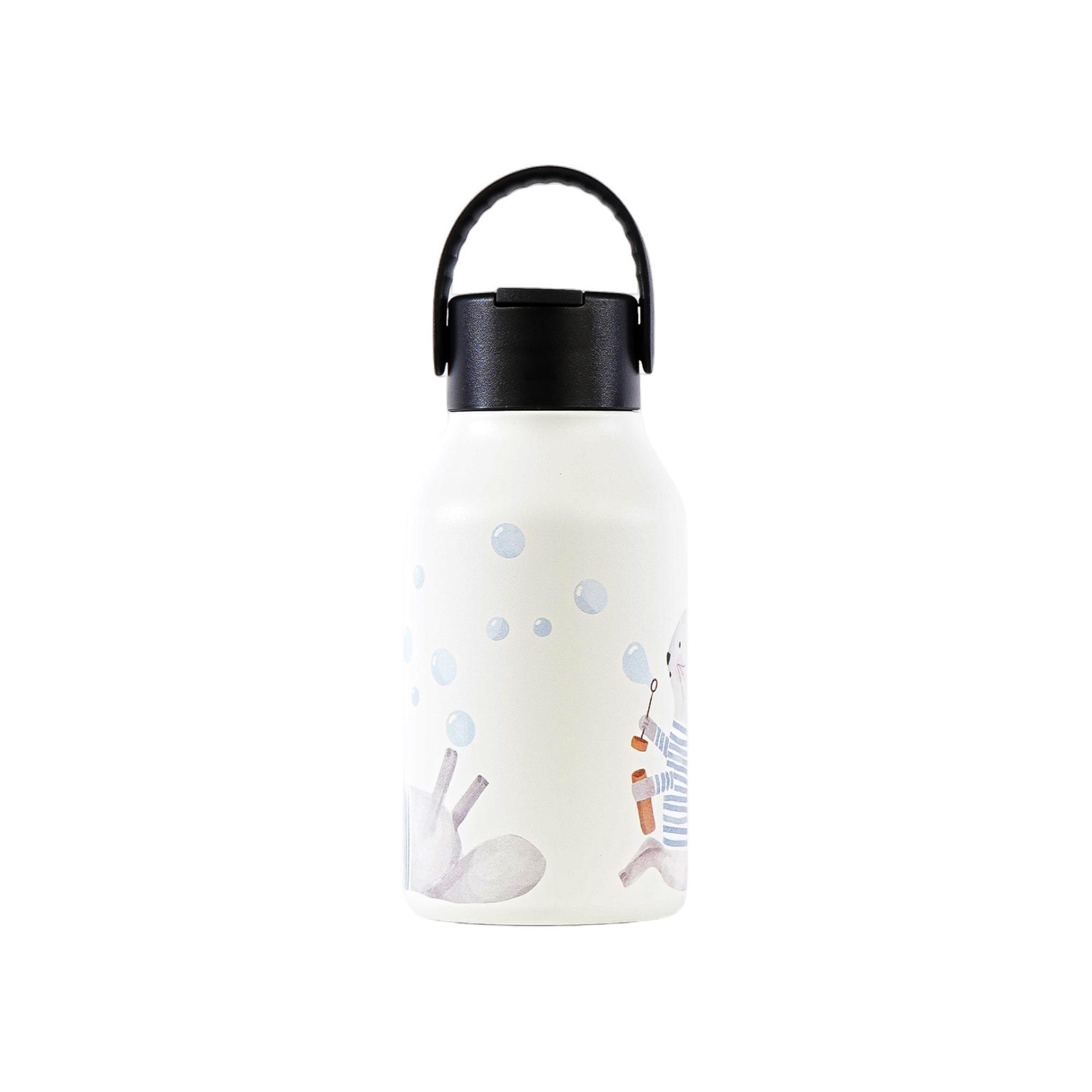 Garrafa Térmica 350 ml Little Cat by Tortuguita Blanca Branco-4