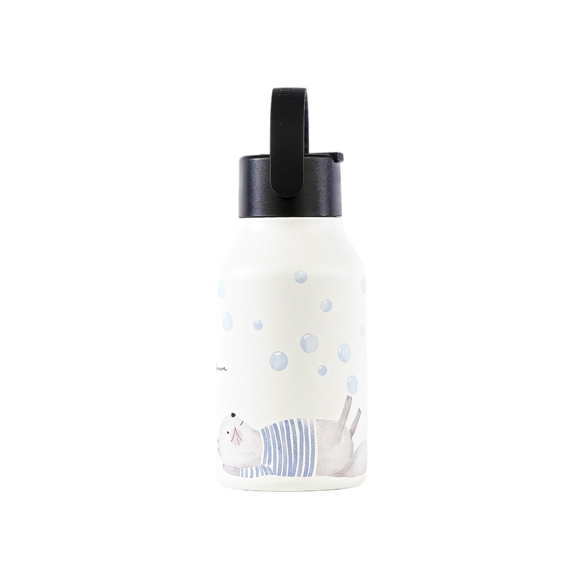 Garrafa Térmica 350 ml Little Cat by Tortuguita Blanca Branco-8