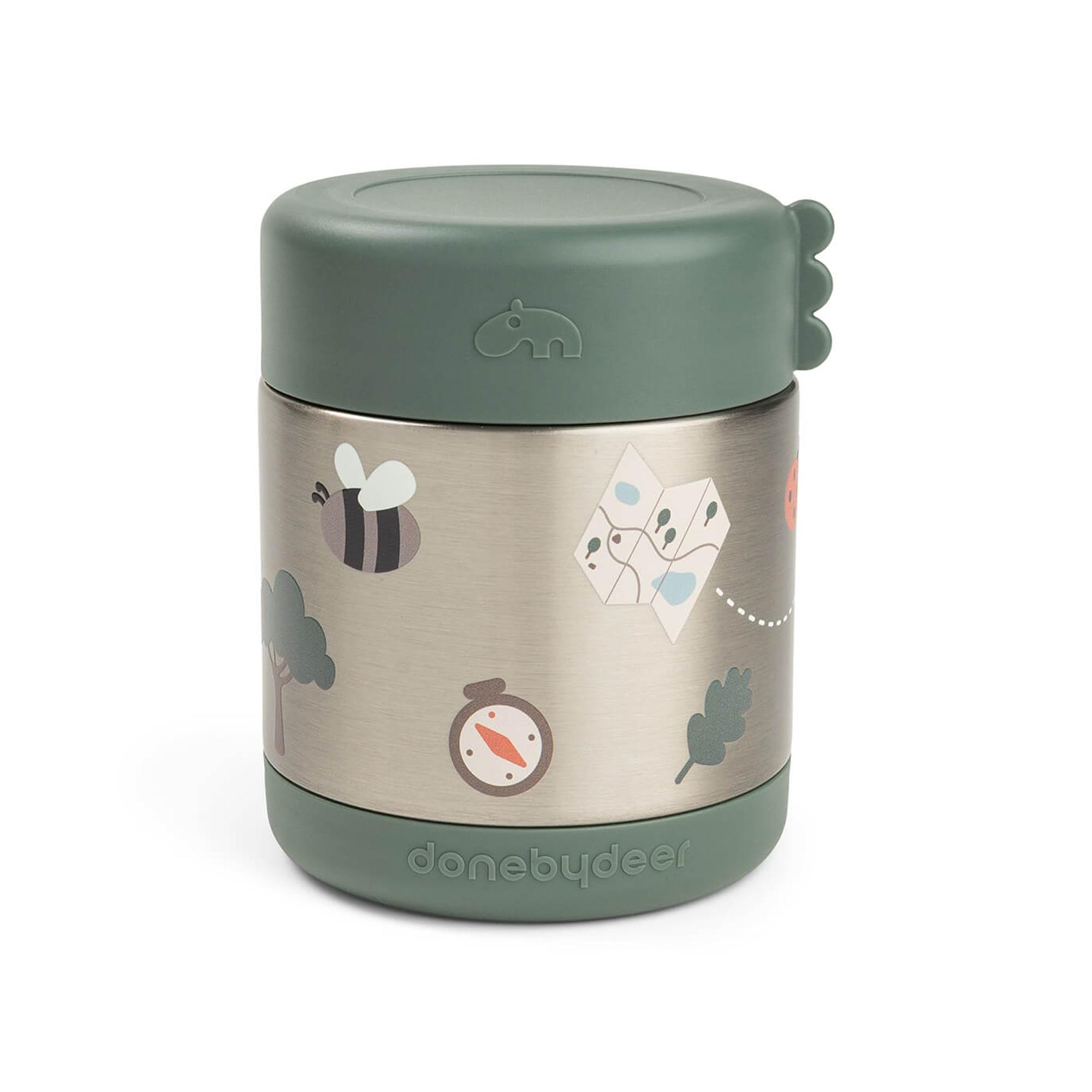 Termo para Sólidos 300 ml Coleção Tiny Trails Verde-militar-1