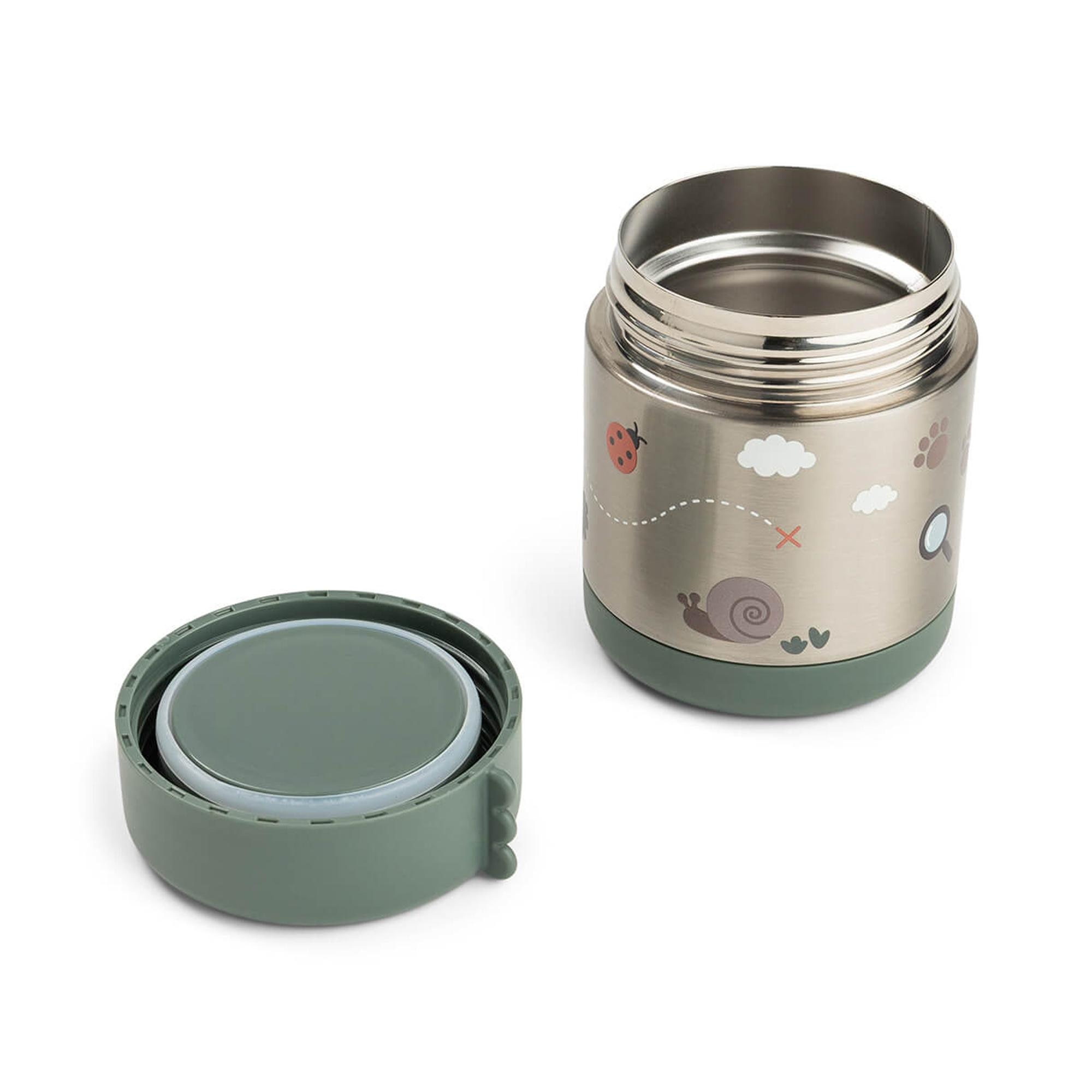 Termo para Sólidos 300 ml Coleção Tiny Trails Verde-militar-2