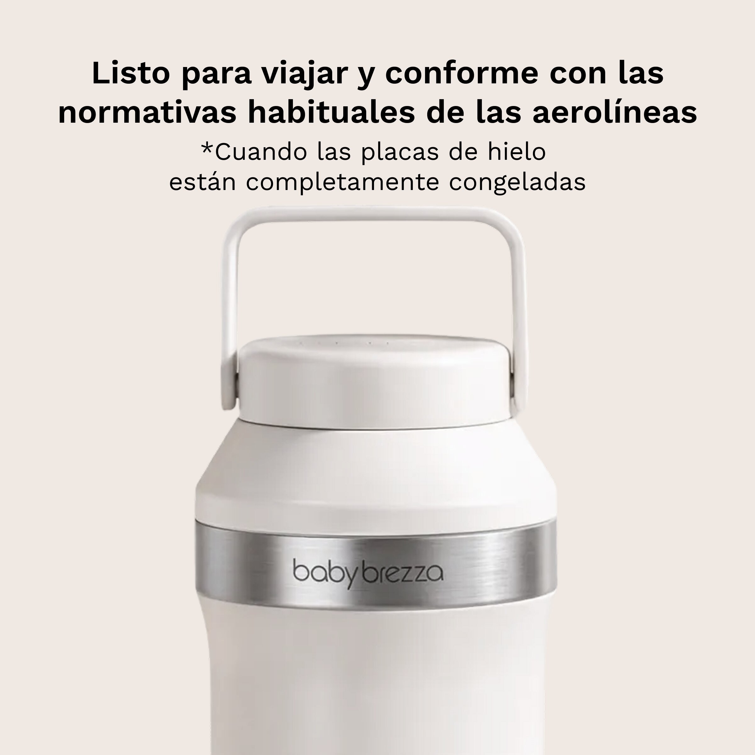 Termo Portátil Babybrezza de Leite Materno Breastmilk Cooler 300 ml Branco-7