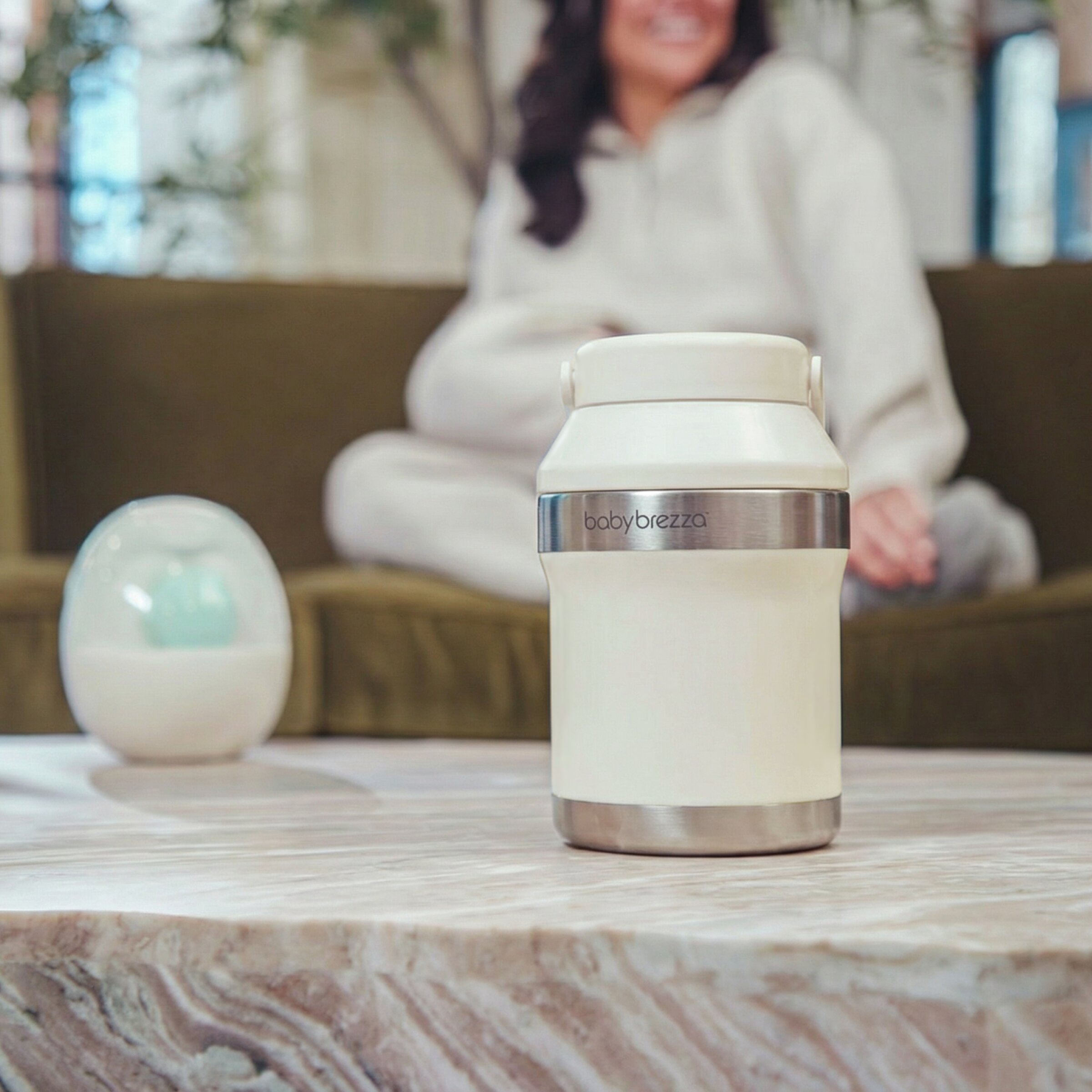 Termo Portátil Babybrezza de Leite Materno Breastmilk Cooler 300 ml Branco-8