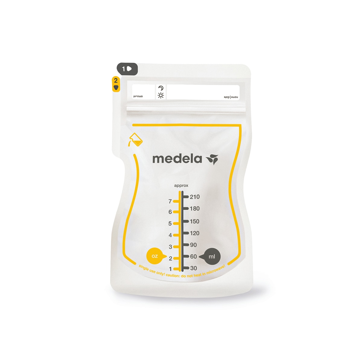 Imagem 0 de Bolsas de Armazenamento Medela para Leite Materno (25 unid.) transparentes