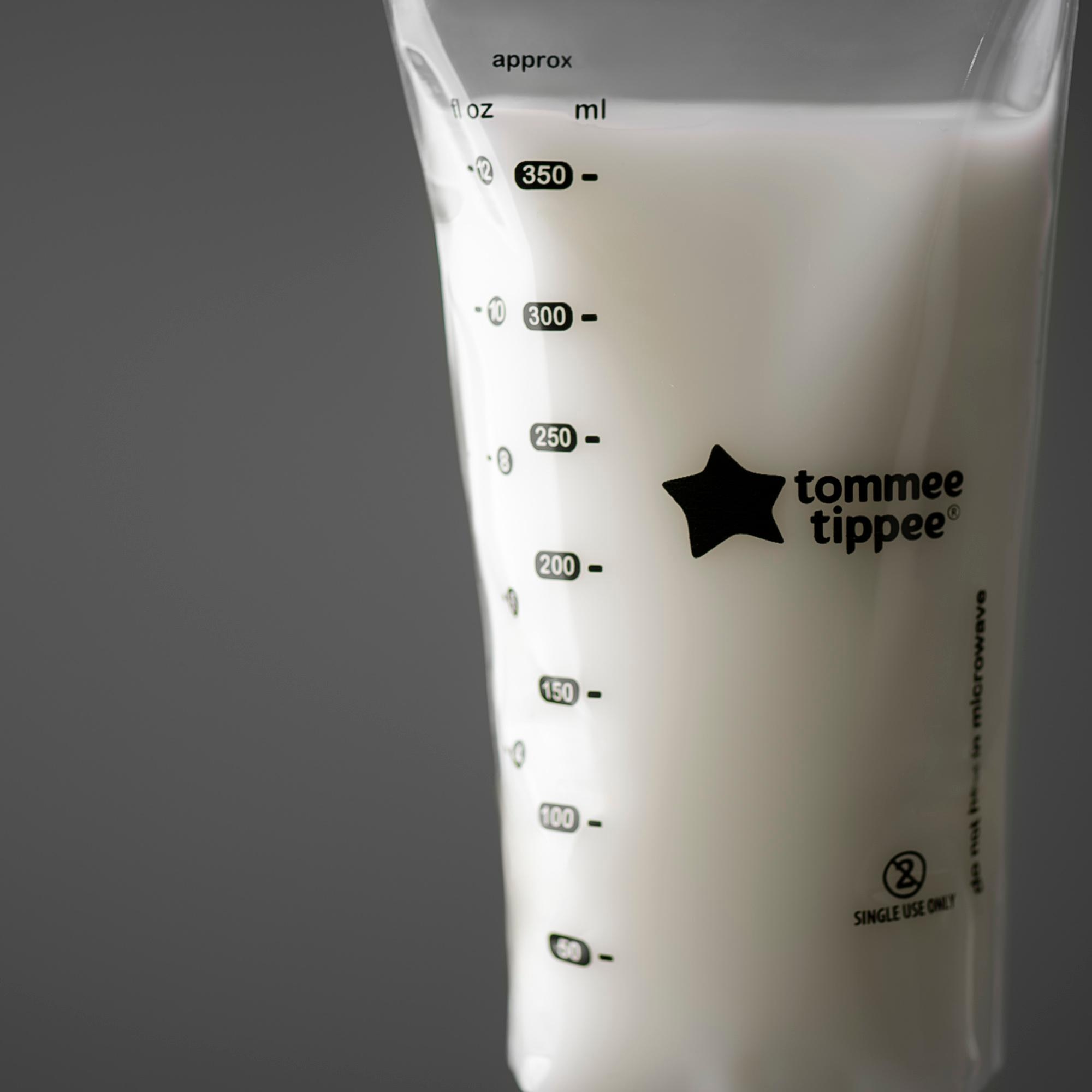 Bolsas de conservación para leche materna Tommee Tippee 36 unids. (350 ml.) transparente - Cristal Cristal-3