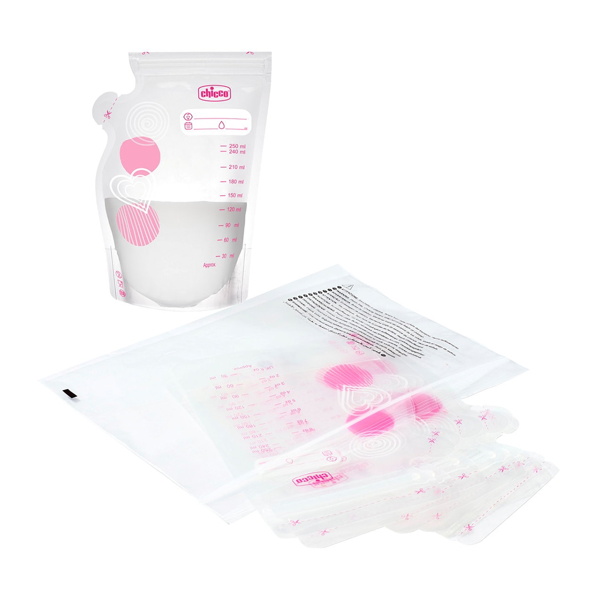 Bolsas de Conservação para Leite Materno 30 unid. - 230 ml Transparente-3