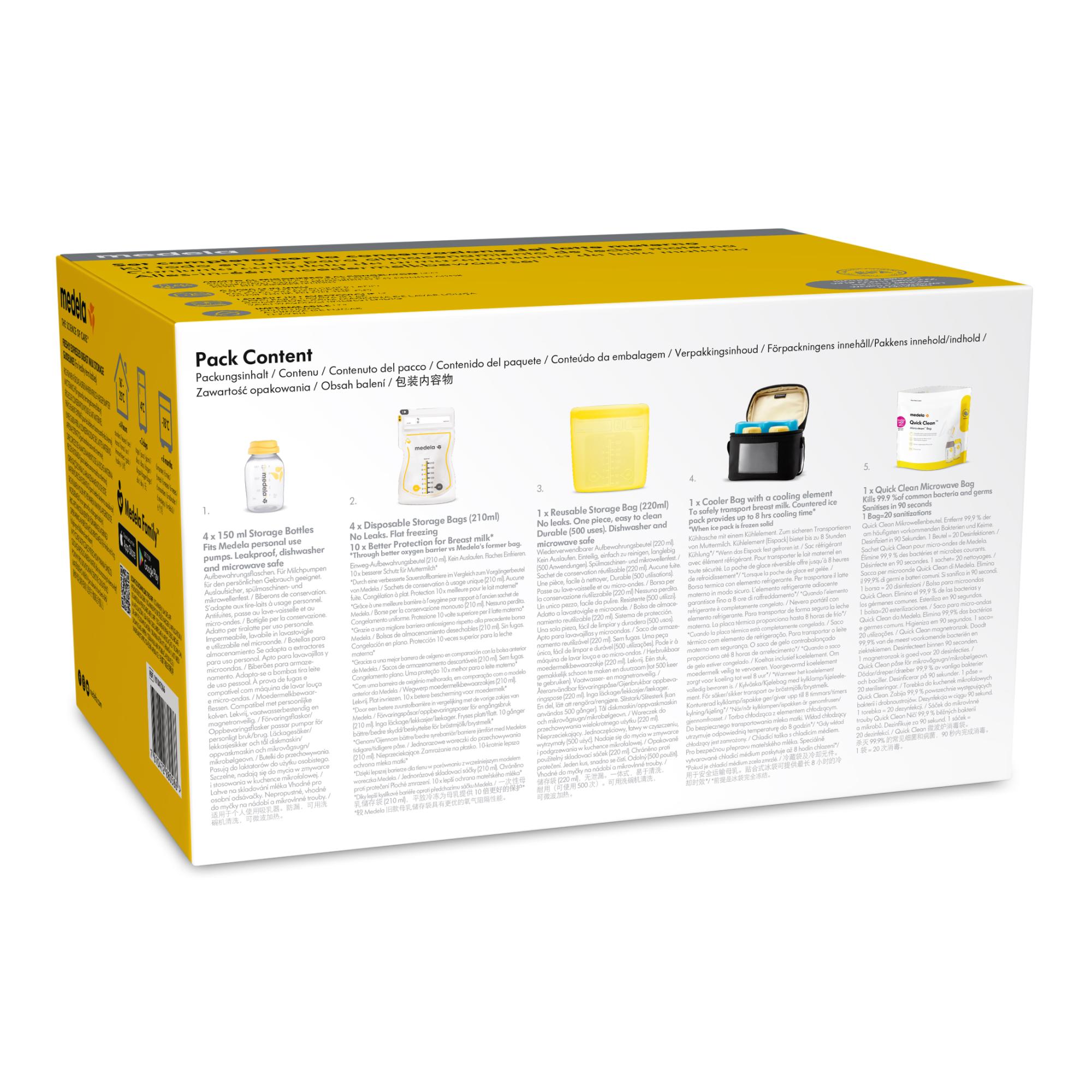 Conjunto de Conservação Medela para Leite Materno Branco-2