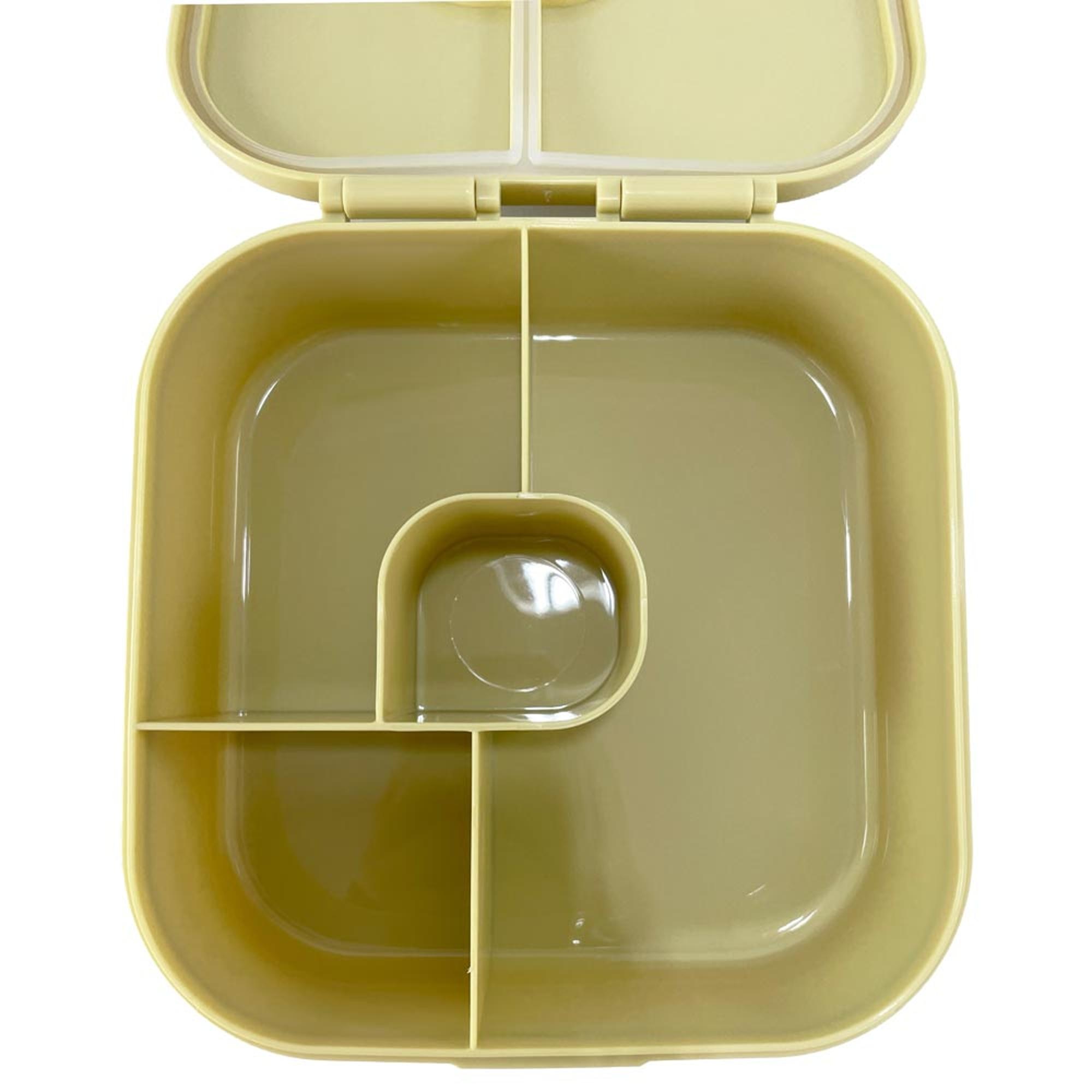 Recipiente Porta-Alimentos com Separadores Verde Primavera-3