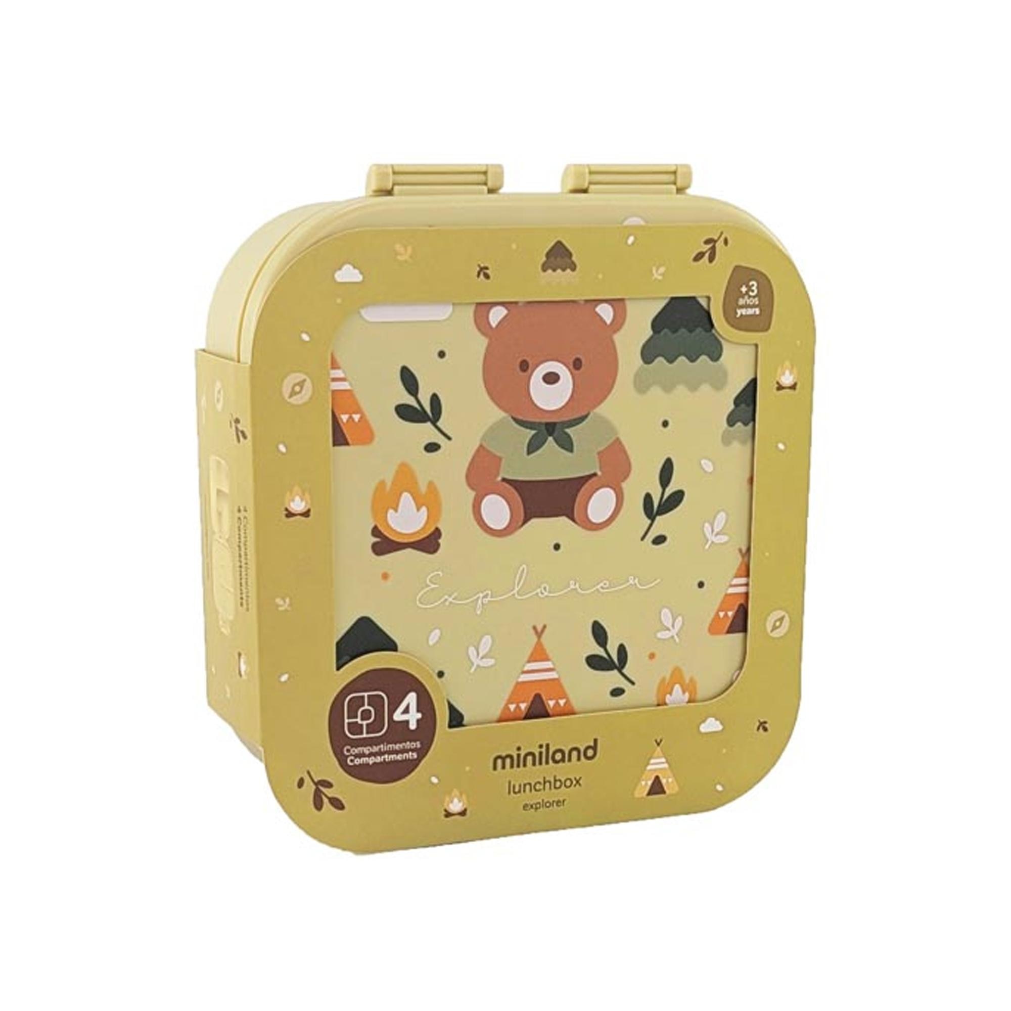 Recipiente Porta-Alimentos com Separadores Verde Primavera-9