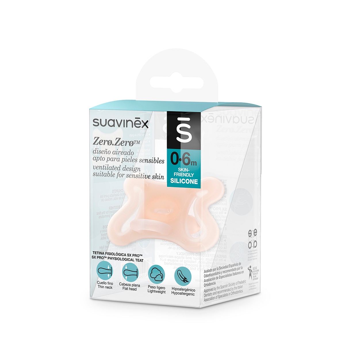 Chupete fisiológico Suavinex GAMA ZERO Sx Pro - Natural Natural-14