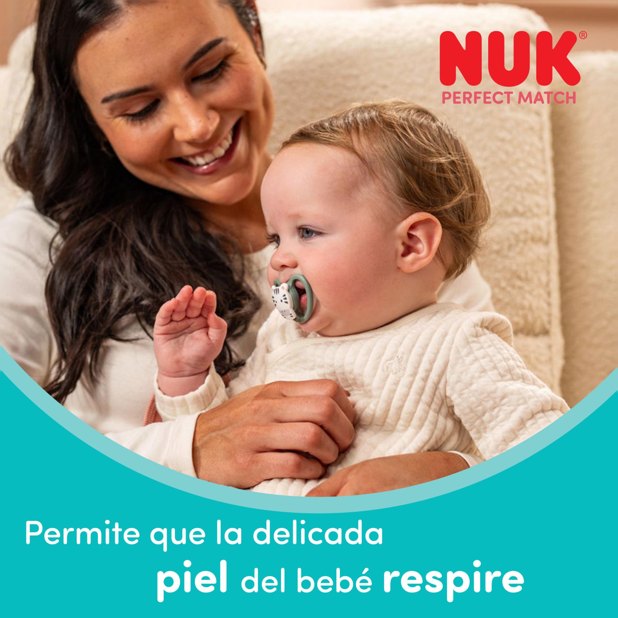 Chupetes silicona Nuk Space Mickey pack 2ud - Gris Gris-3