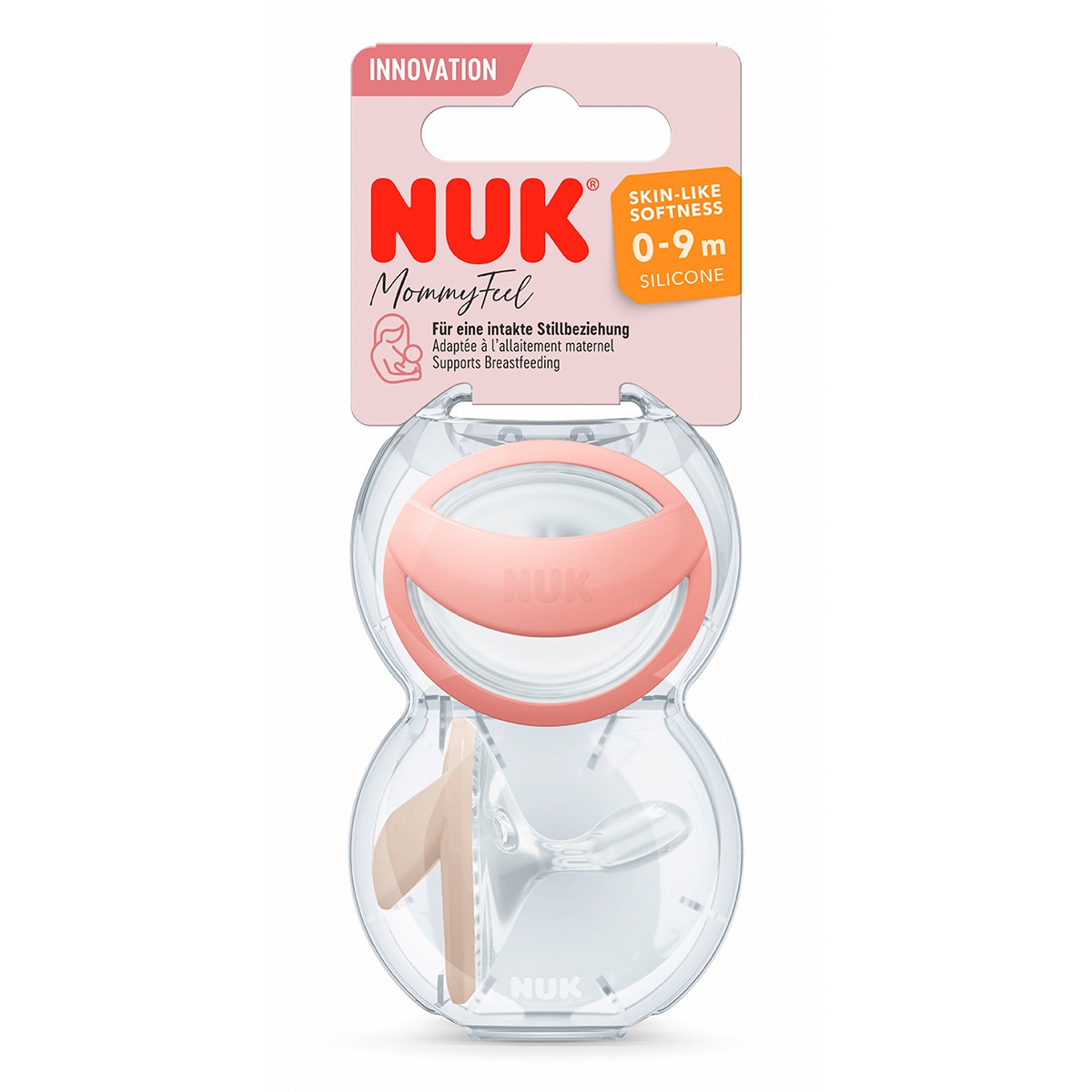 Chupete anatómico Nuk Perfect Match con silicona extra suave 0-6m, 2ud Multicolor Rojo-3