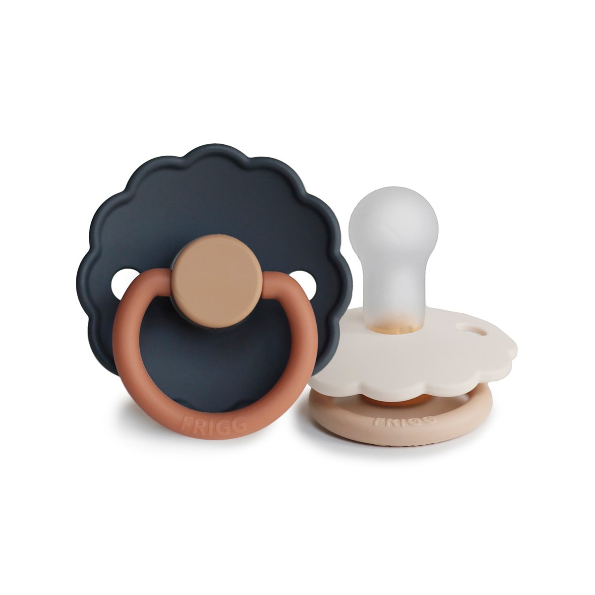 Imagem 0 de Chupetas de Tetina Redonda Daisy de Silicone - 2 Unid.