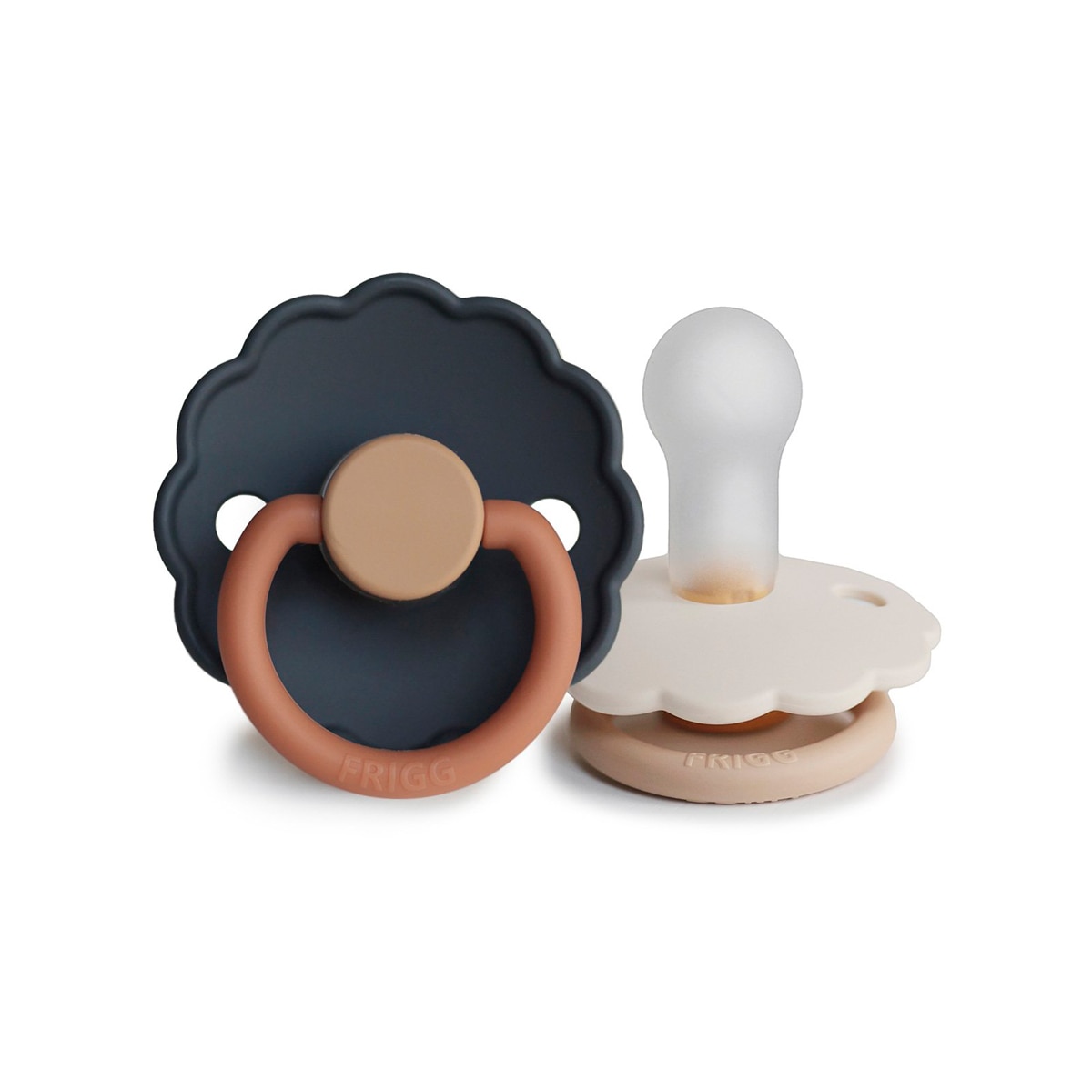 Imagem 0 de Chupetas de Tetina Redonda Daisy de Silicone - 2 Unid.