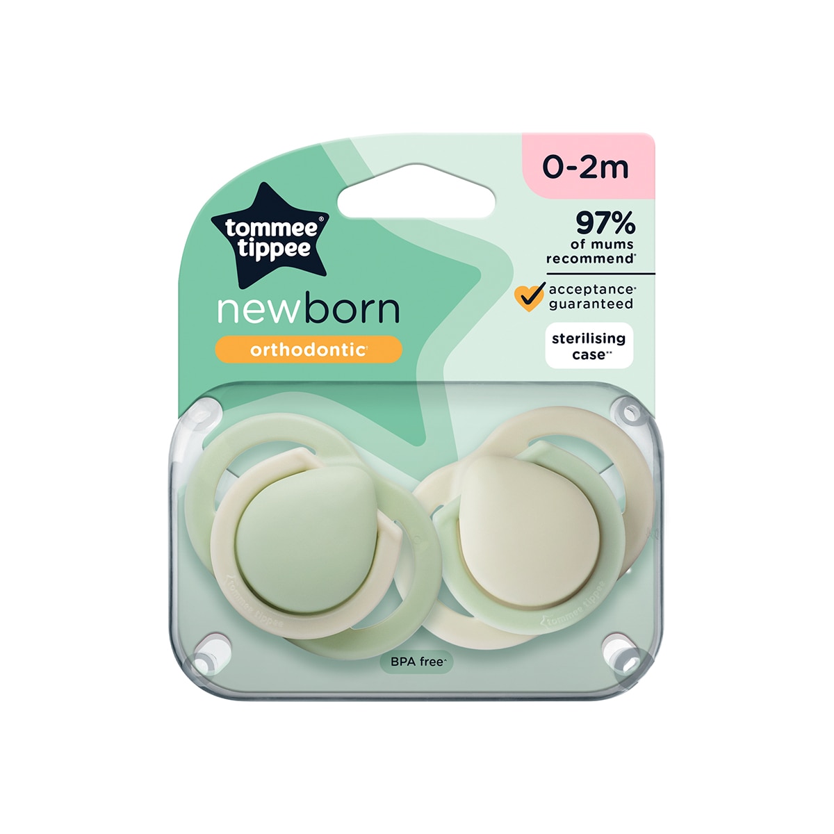Chupete Tommee Tippee para Recien Nacido, 0-2 meses pack 2ud - Multicolor Multicolor-4