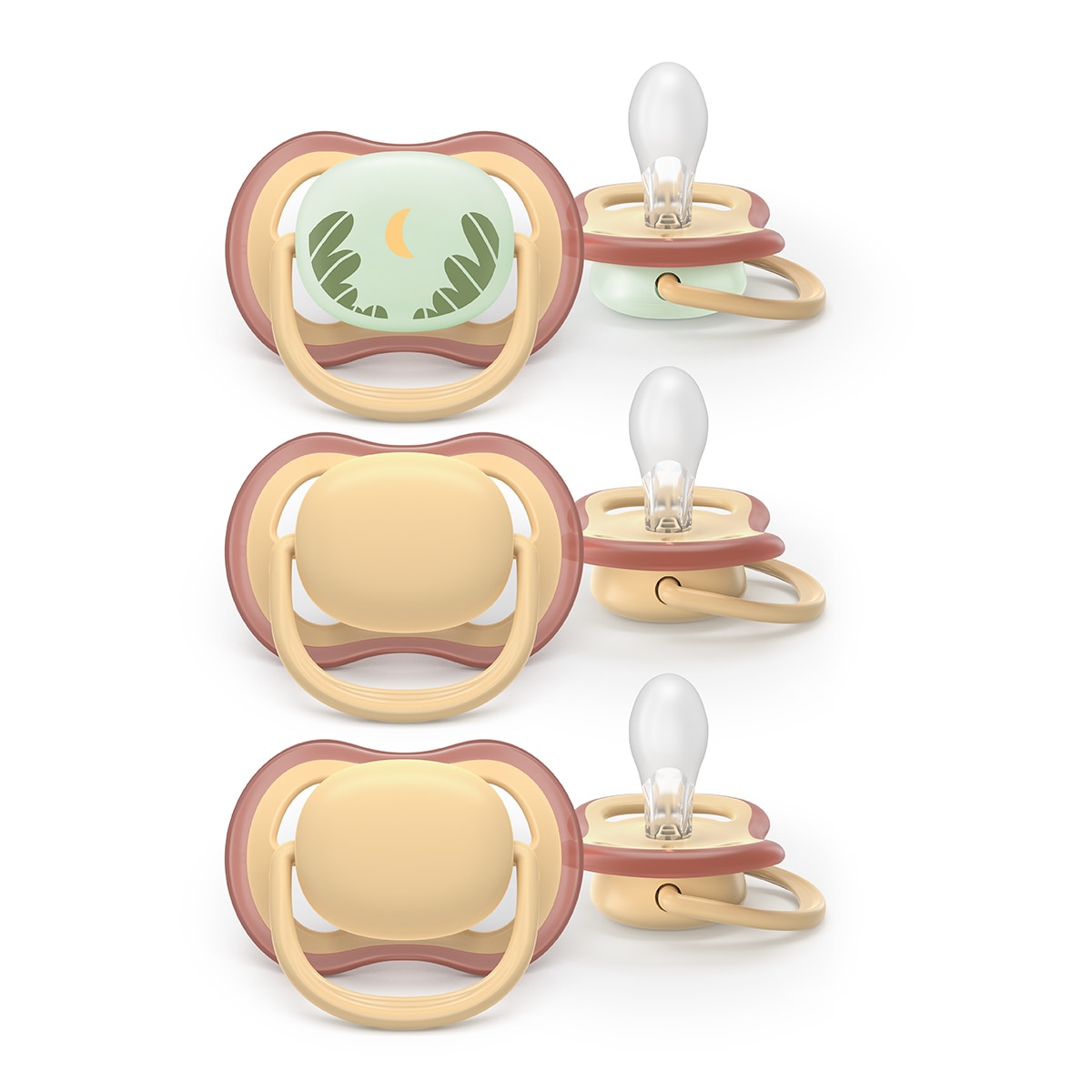 Philips Avent - Chupetes Philips Avent Ultra Air Day&Night 0-6 meses 3 uds.