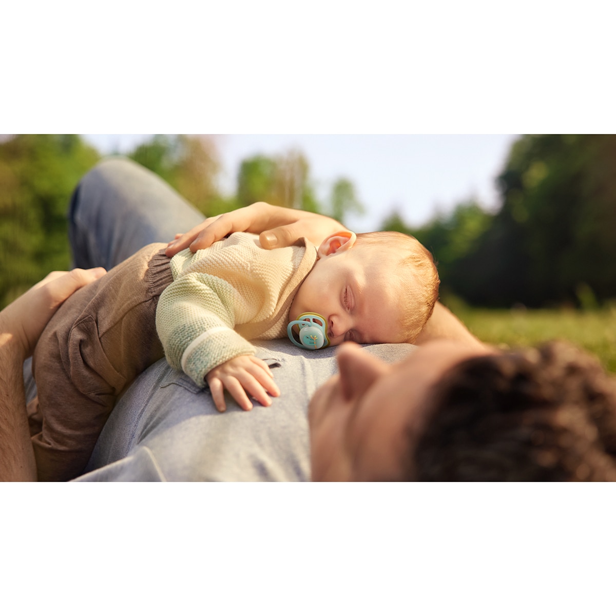 Imagen 2 de Chupete Philips Avent Ultra Air Nocturno 0-6 meses 2 uds, brilla en la oscuridad - Azul Cielo Azul Cielo