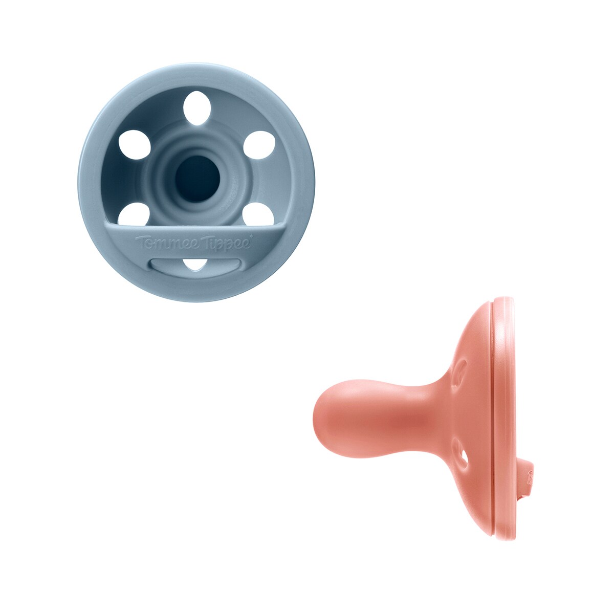 Chupeta com Forma de Peito 0-6 Meses Telha-2