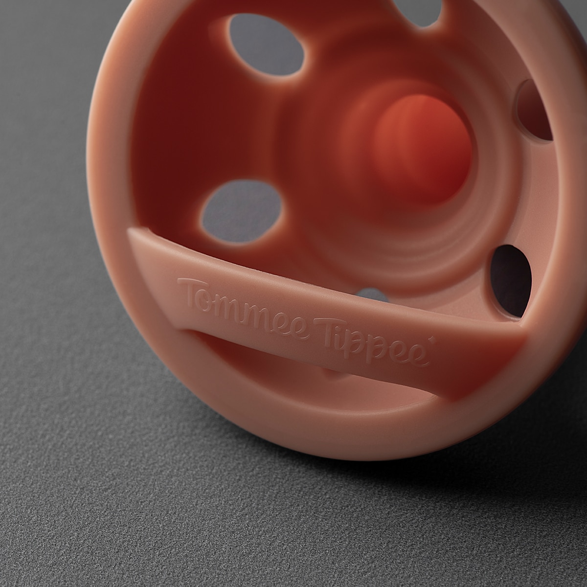 Chupeta com Forma de Peito 0-6 Meses Telha-4