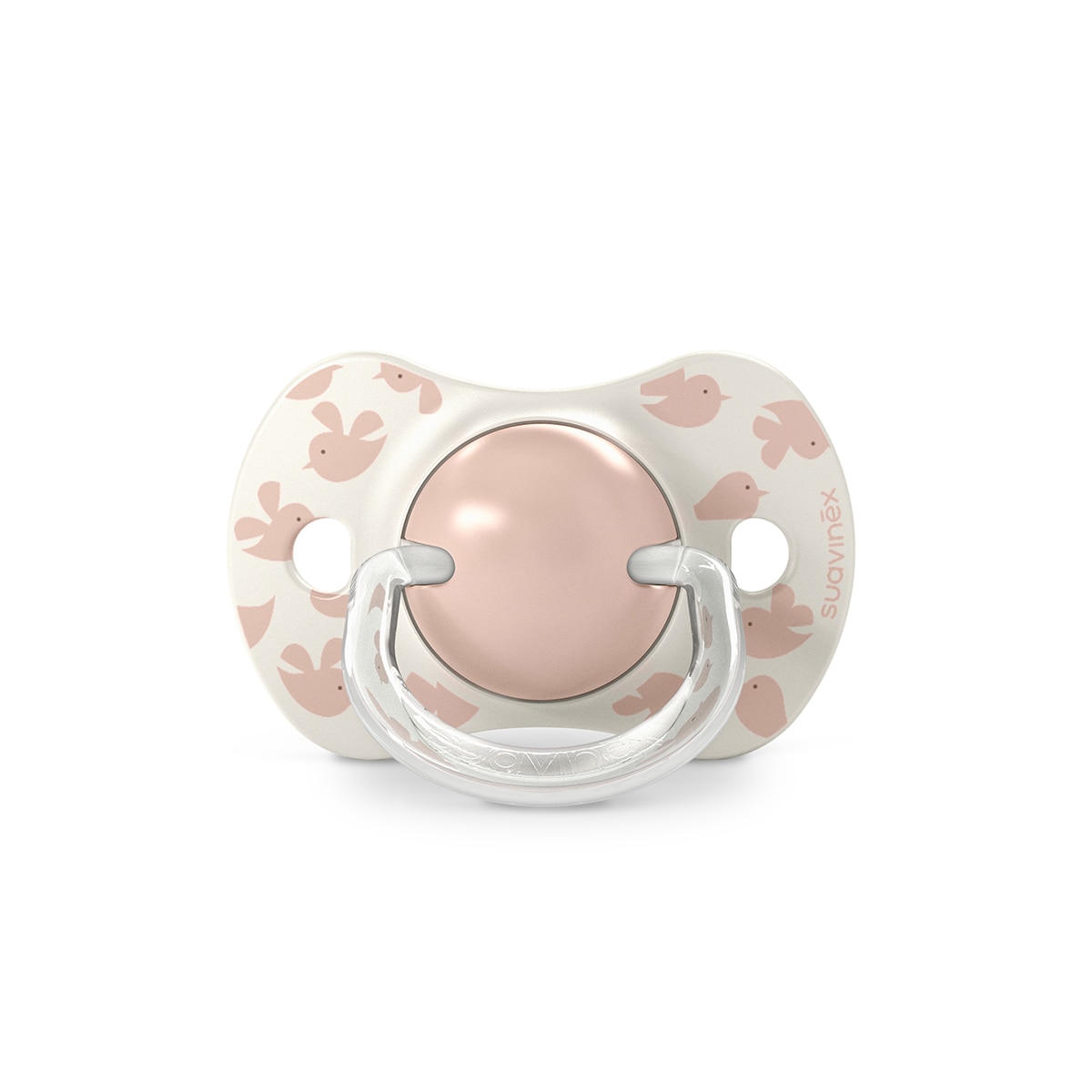 Chupete fisiológico Suavinex Sx Pro 6-18 meses (2ud) colección Birdies - Rosa claro Rosa claro-3