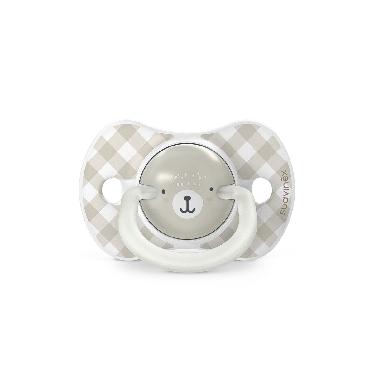 Chupetes nocturnos Fisiológico Suavinex SX Pro 6-18 meses (2ud.) colección Wild&free - Gris claro Gris claro-2