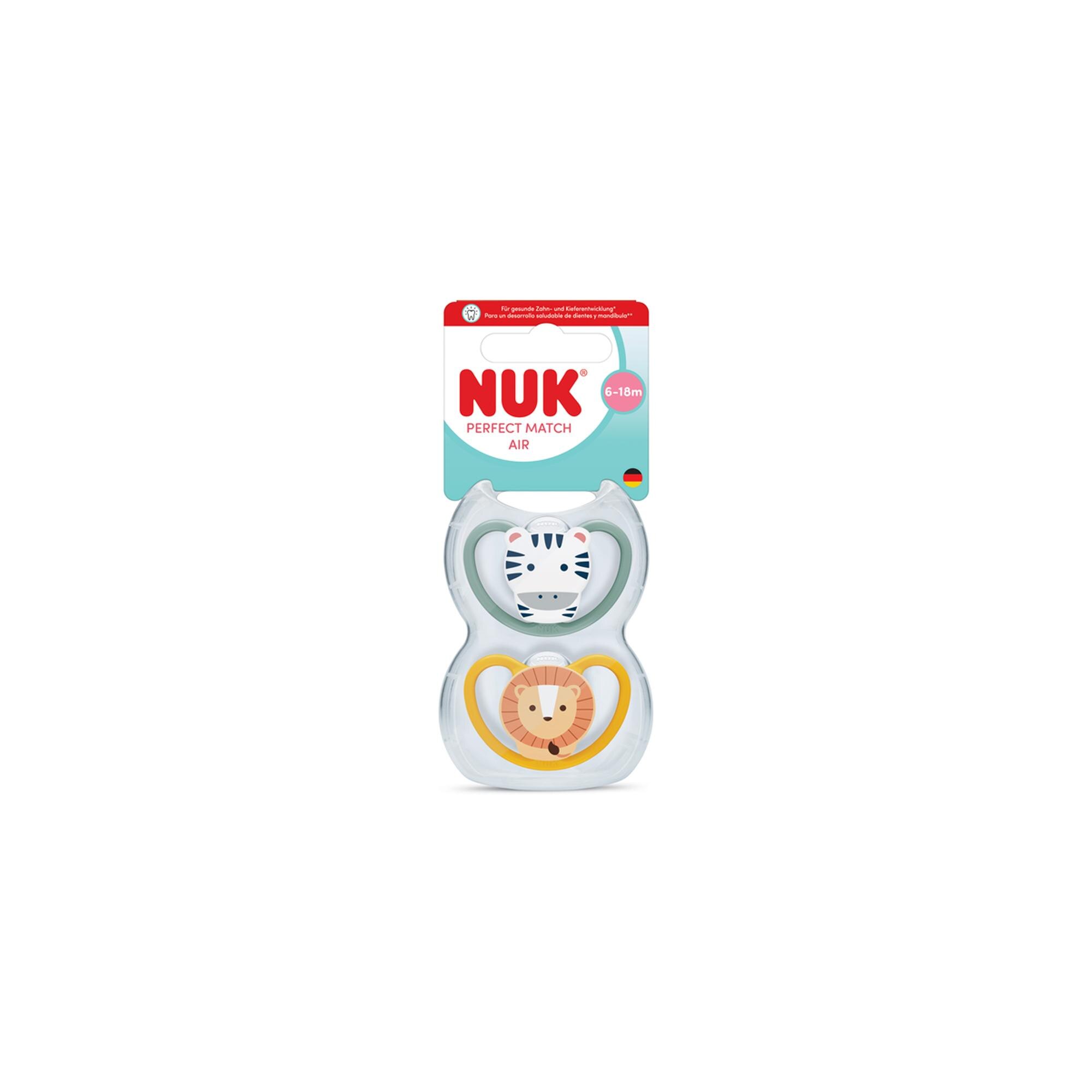 Chupetes anatómicos NUK Perfect Match air 6-18meses, 2ud - Multicolor Multicolor-3