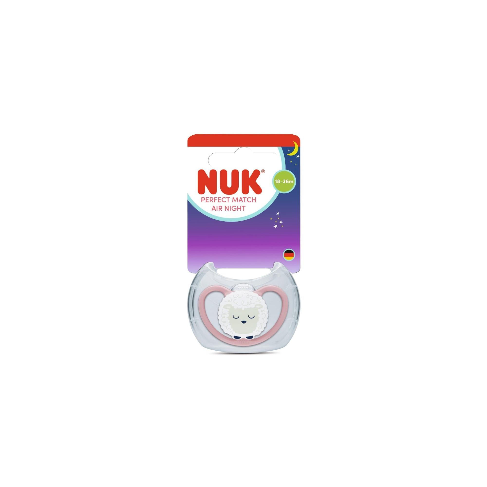 Imagen 2 de Chupete anatómico NUK Perfect Match night air 18-36meses - Multicolor Multicolor