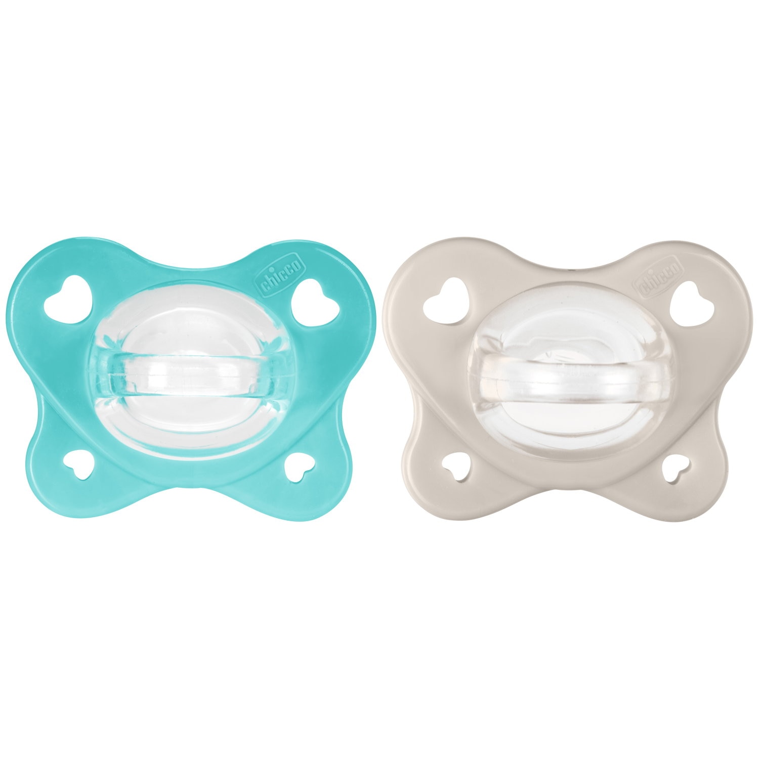 Chicco - Chupete silicona Chicco Dual soft 6-16 meses, 2ud.