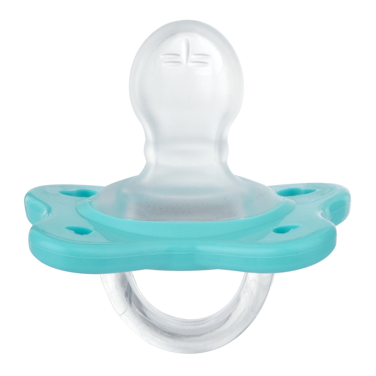 Chupete silicona Chicco Dual soft 6-16 meses, 2ud - Azul Cielo Azul Cielo-5