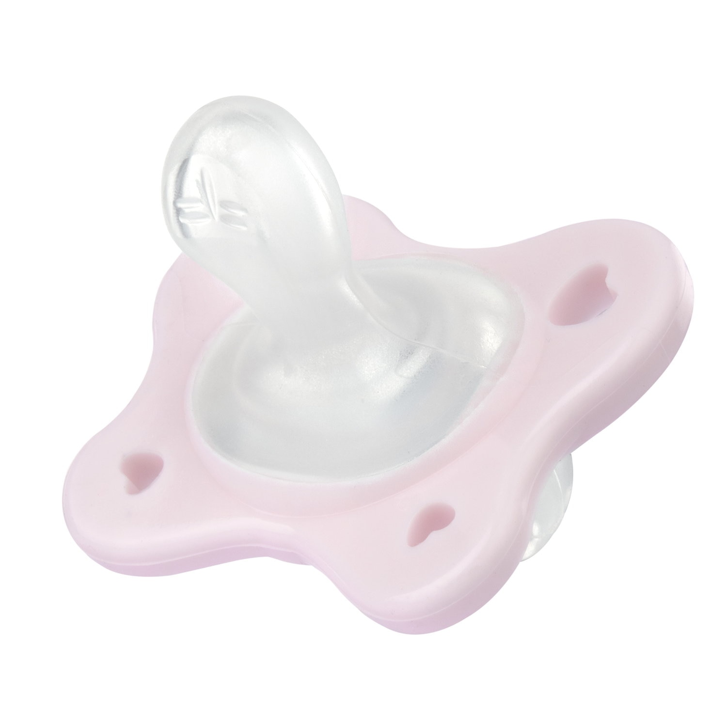 Imagen 3 de Chupete silicona Chicco Dual soft 2-6 meses, 2ud - Rosa claro Rosa claro