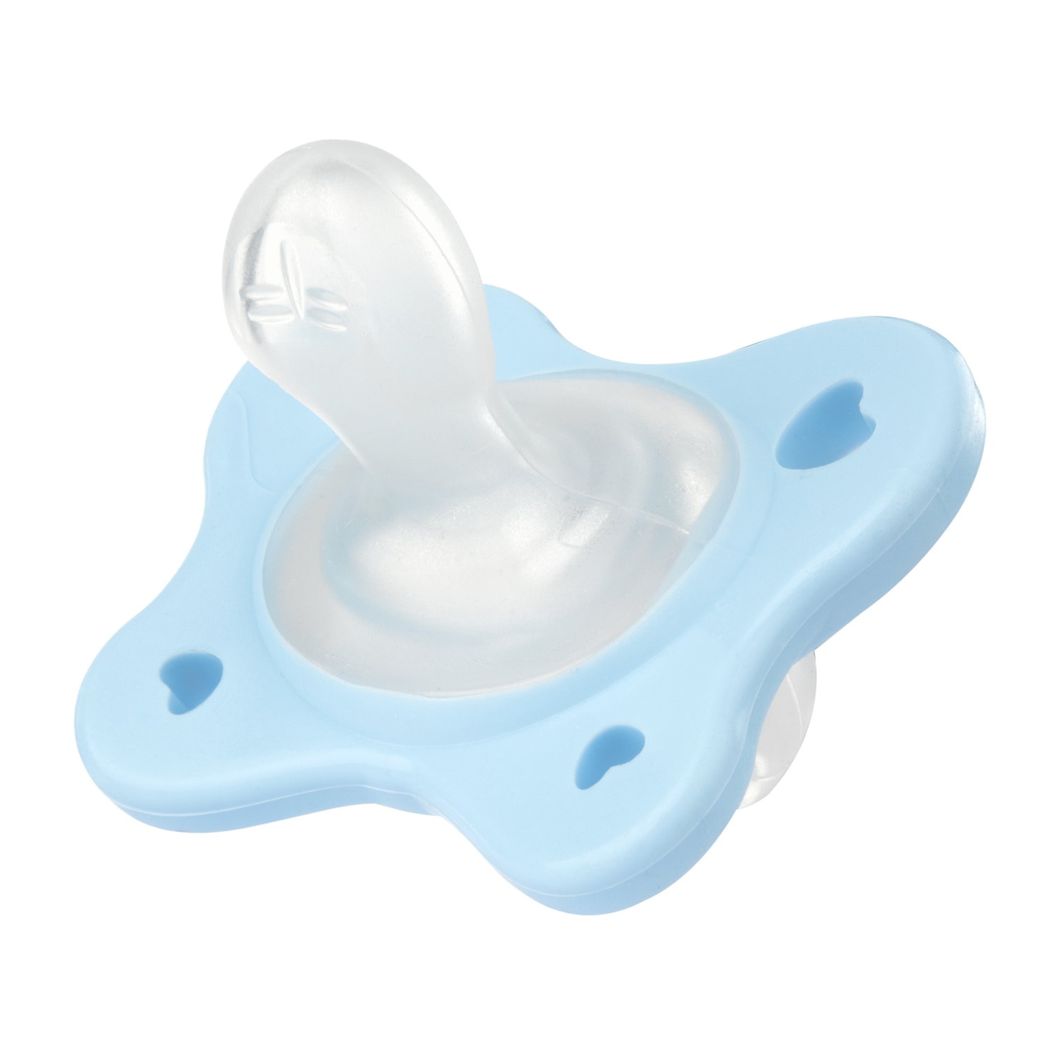 Imagen 3 de Chupete silicona Chicco Dual soft 2-6 meses, 2ud - Azul claro Azul claro