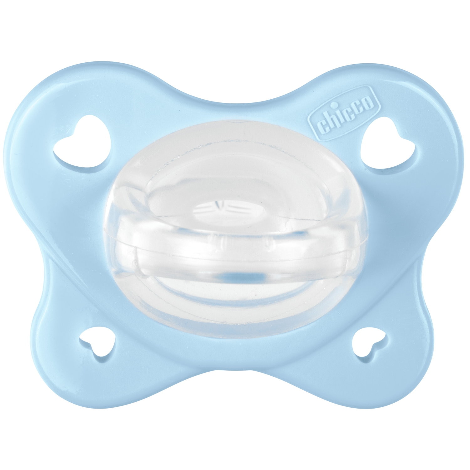 Imagen 6 de Chupete silicona Chicco Dual soft 2-6 meses, 2ud - Azul claro Azul claro