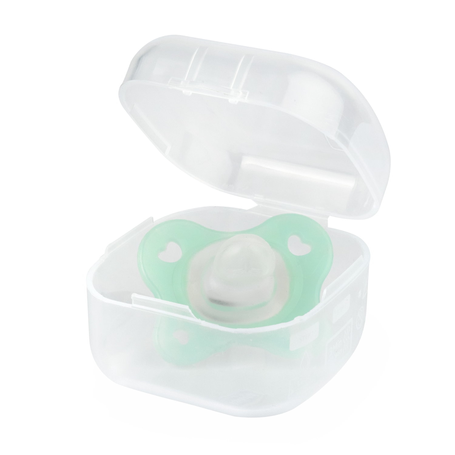 Imagen 4 de Chupete silicona Chicco Dual soft 0-2 meses - Verde Agua Verde Agua