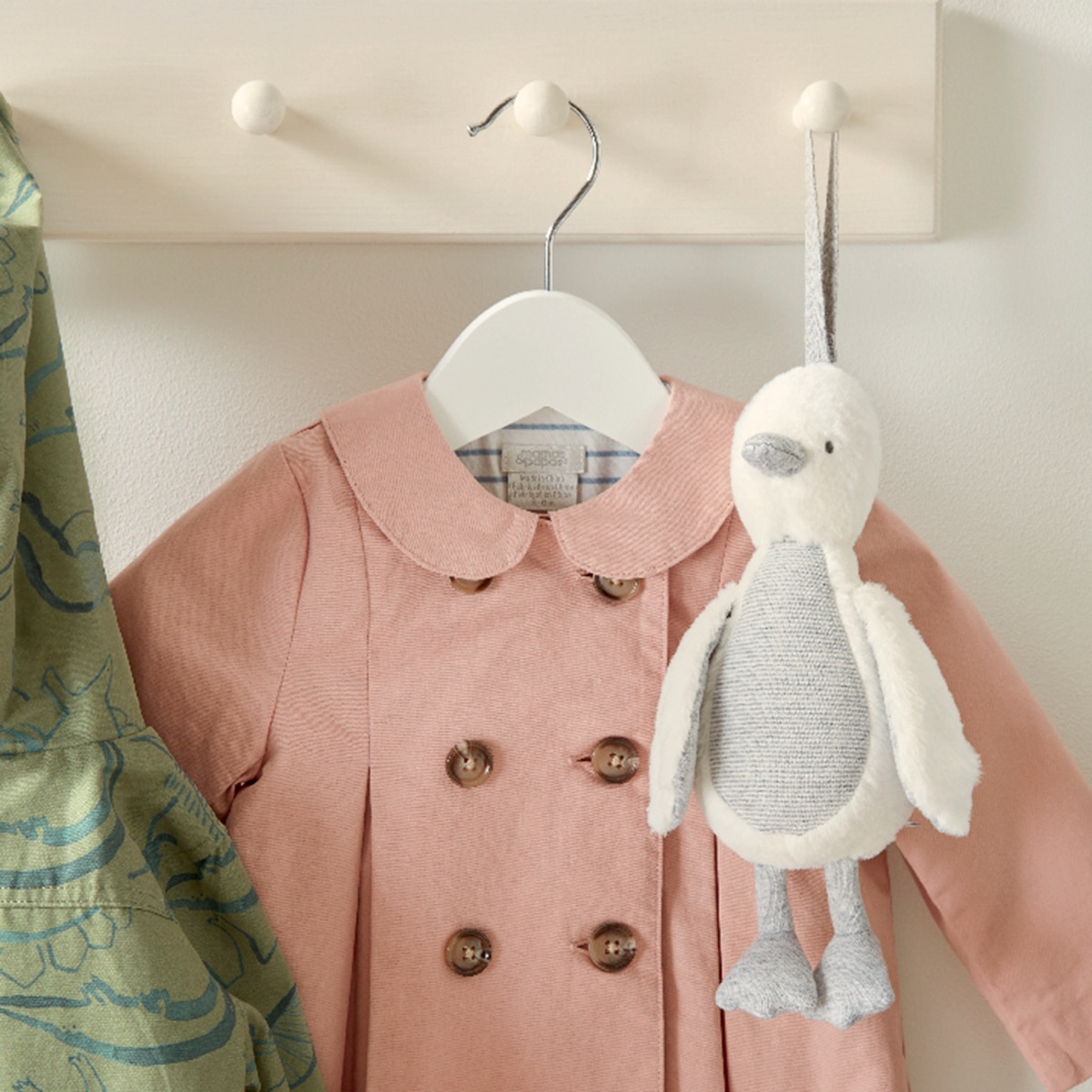 Sonajero pato grey Mamas & Papas gris Gris-4